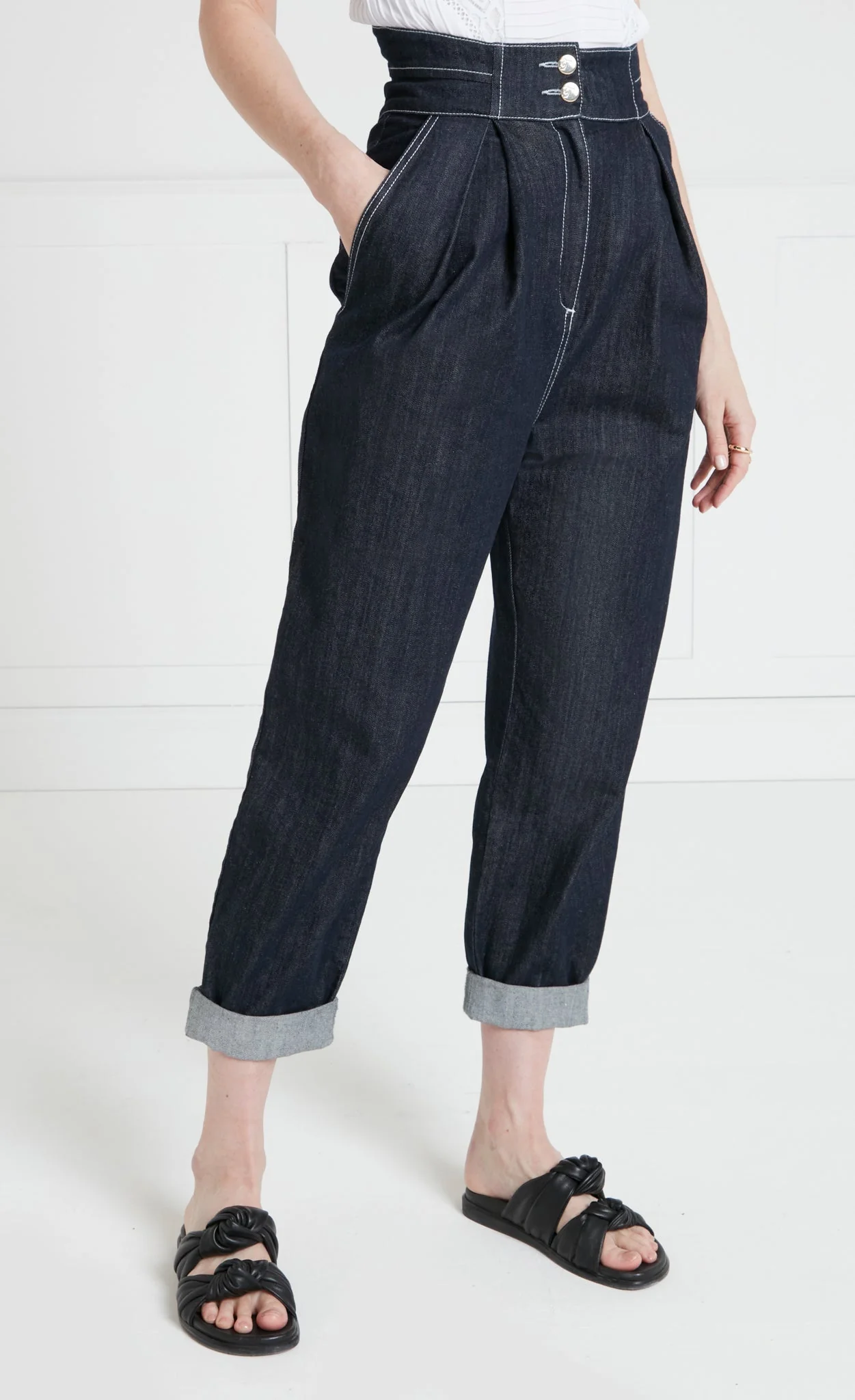 Maye Trousers - Blue - Image 3