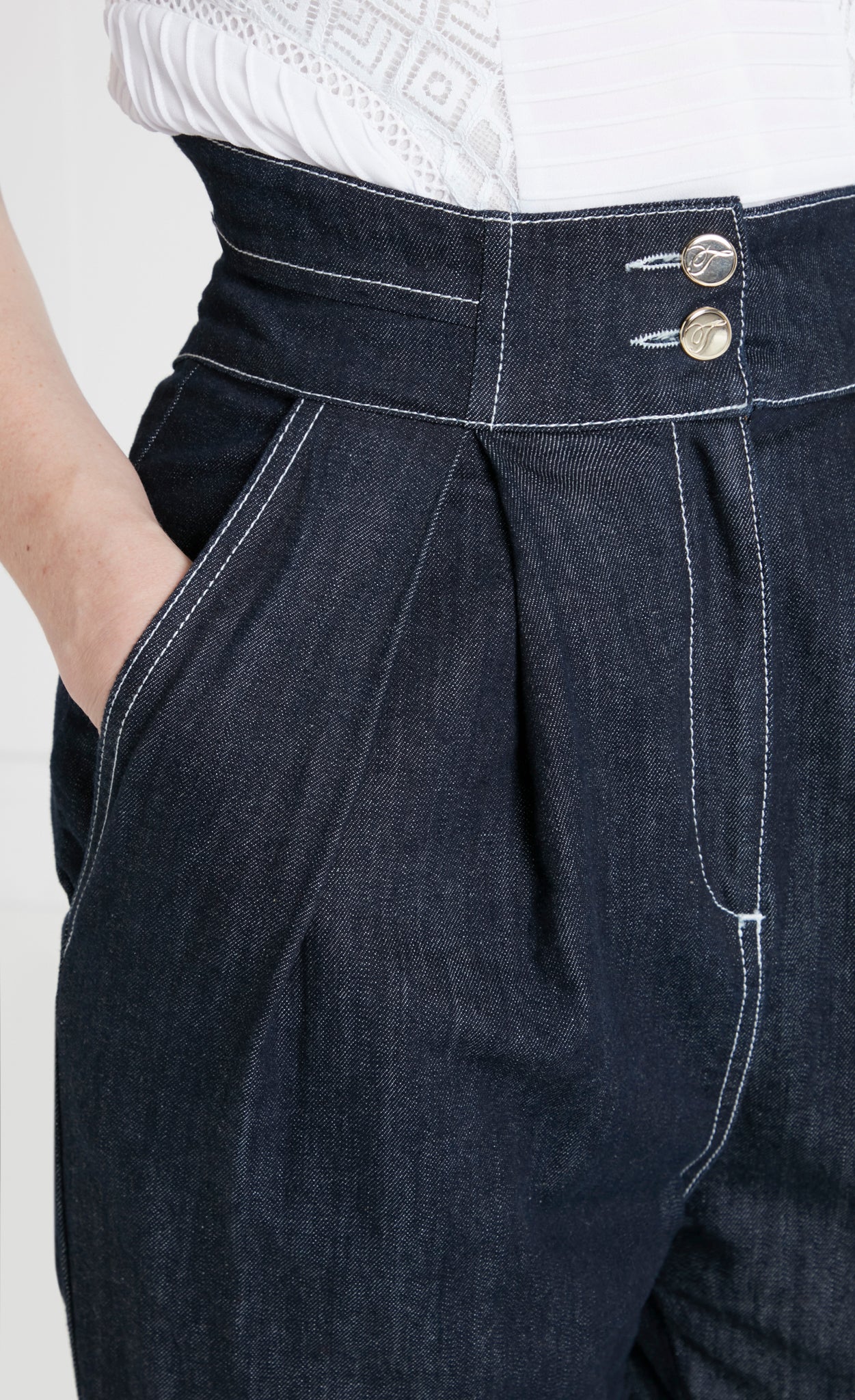 Maye Trousers - Blue - Image 5