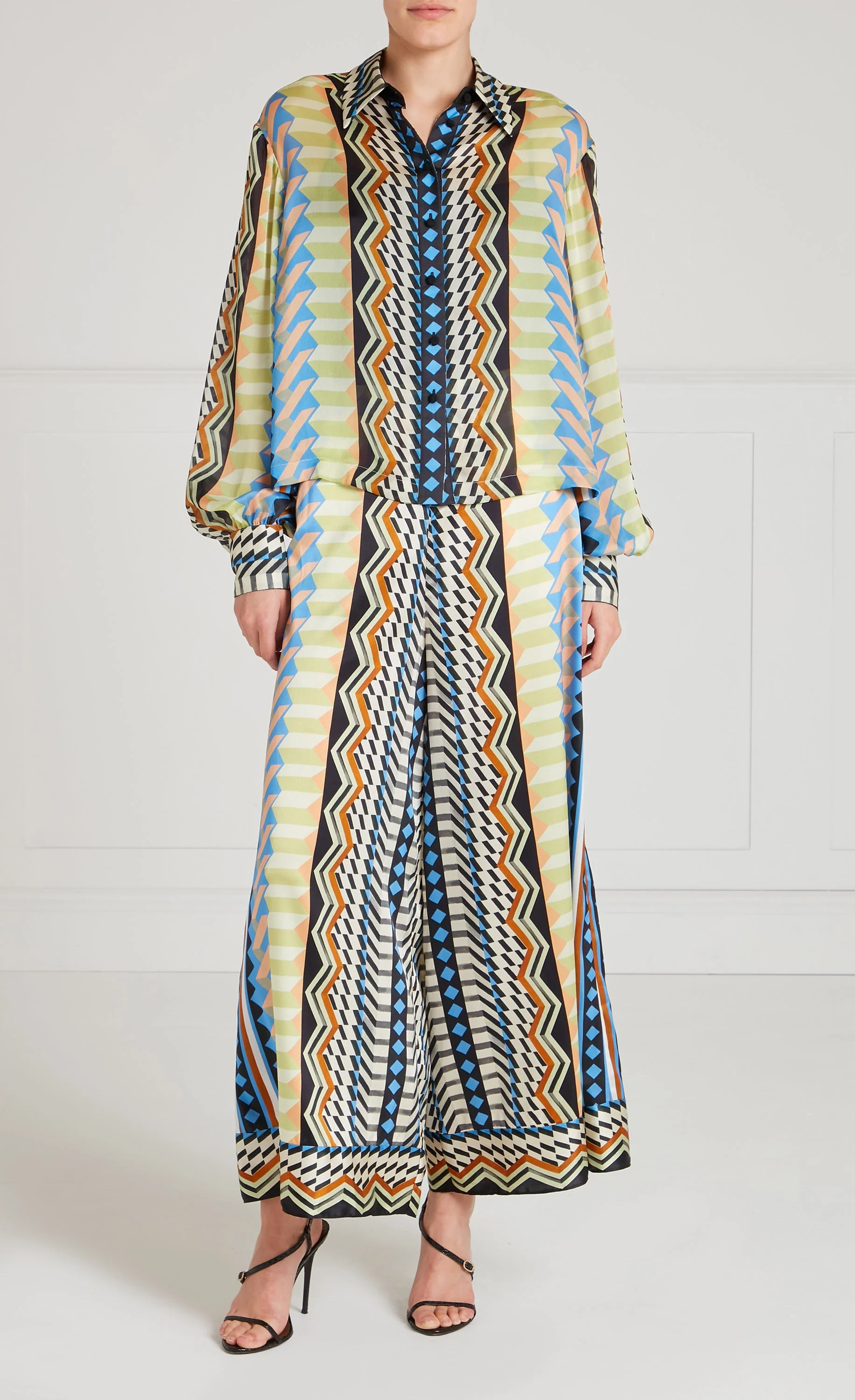 Meryl Shirt - Provence Blue Mix - Image 7