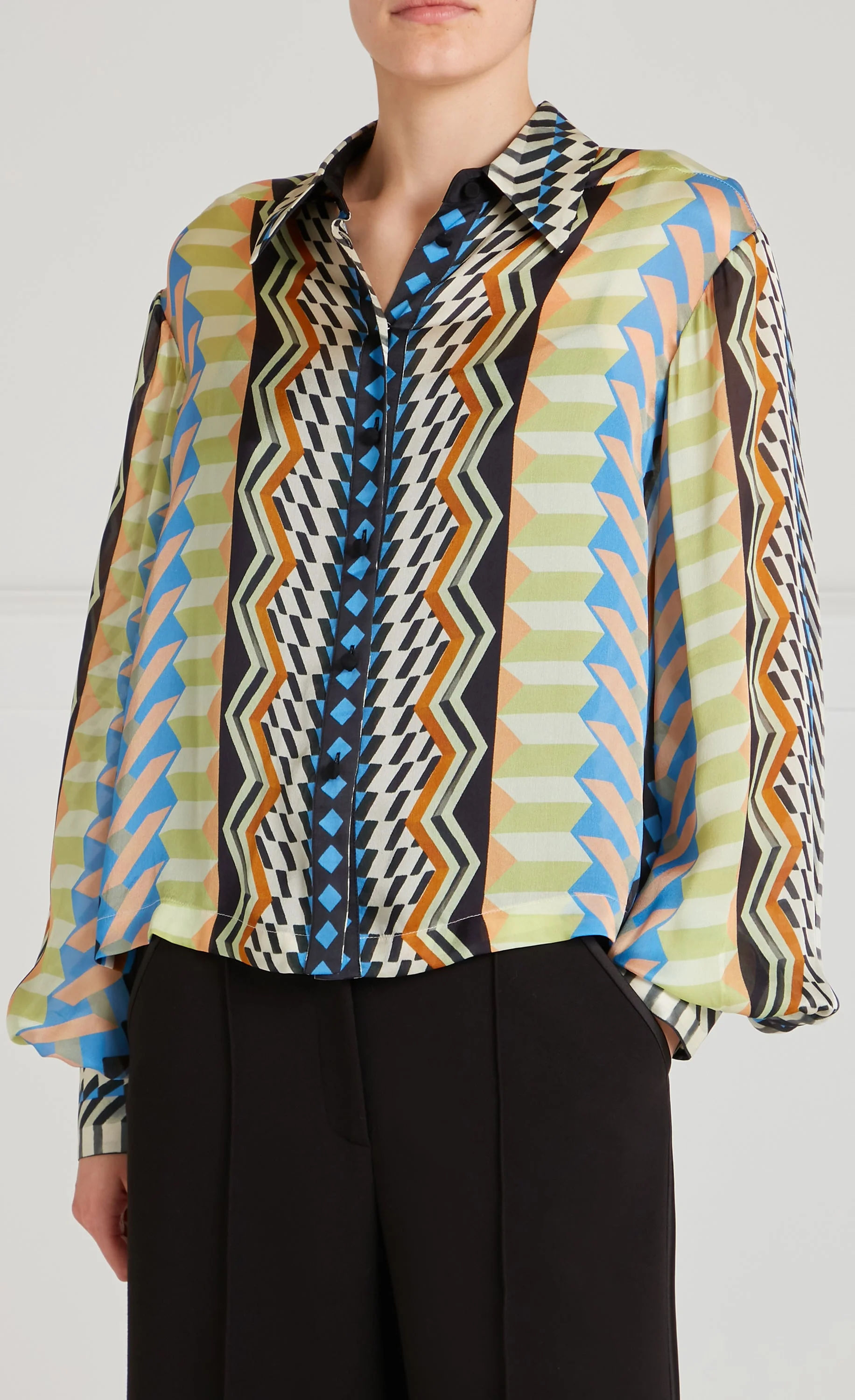Meryl Shirt - Provence Blue Mix - Image 3