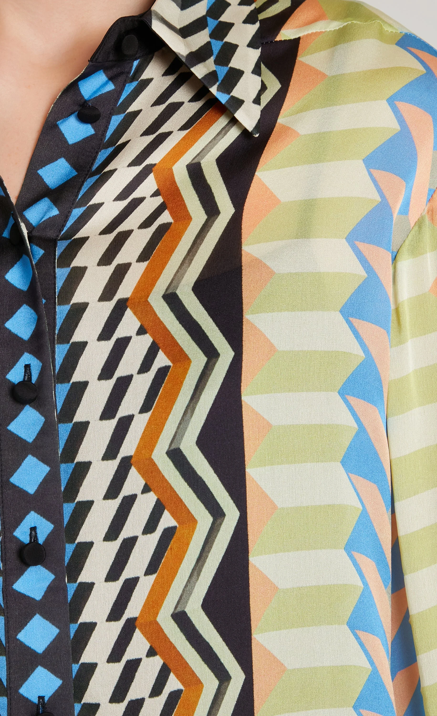 Meryl Shirt - Provence Blue Mix - Image 5
