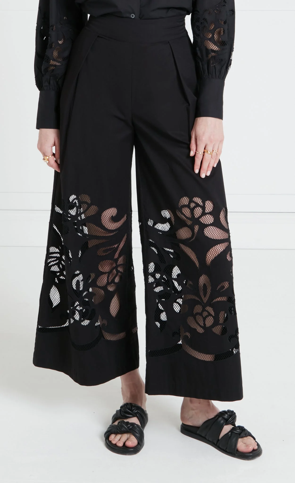 Nelle Trousers - Black - Image 3