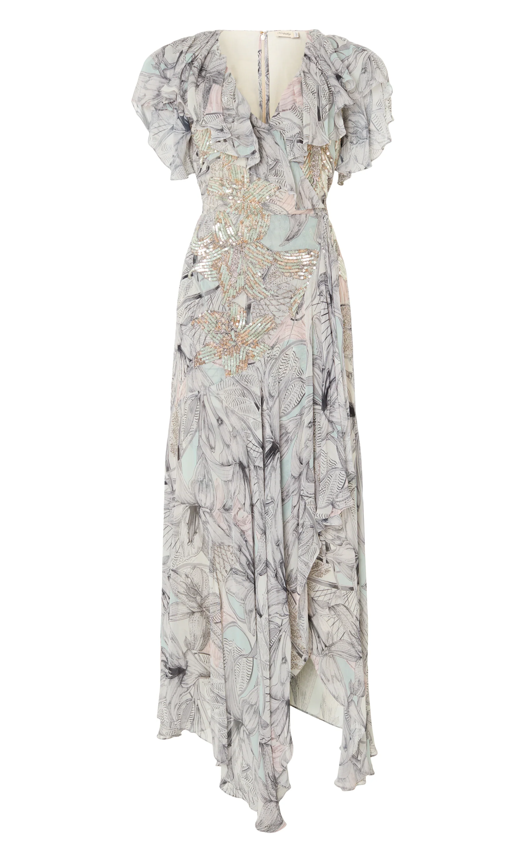 Nerissa Wrap Dress - Jade Green