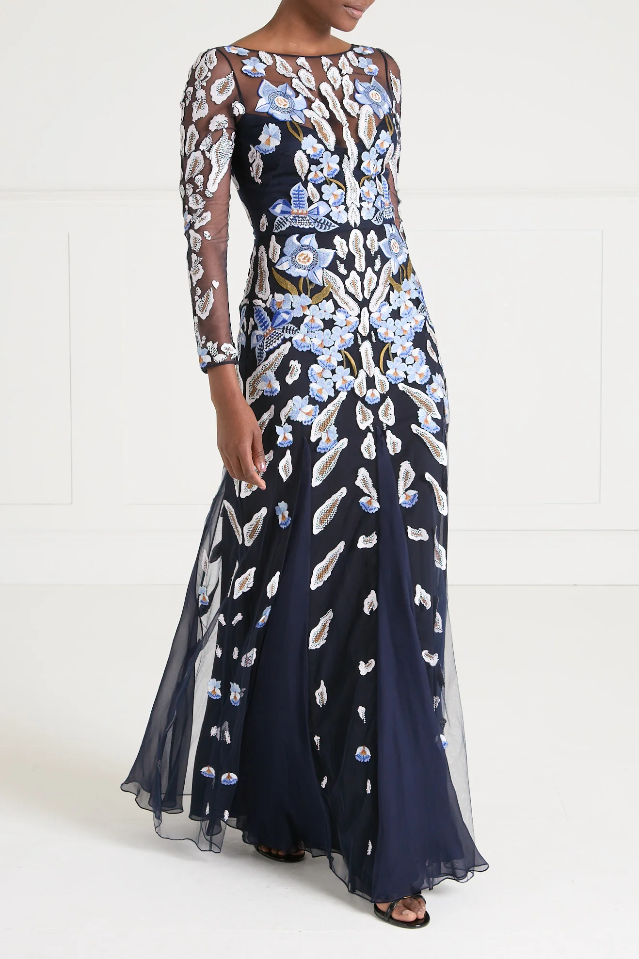 Pardus Sleeved Gown - Midnight - Image 3