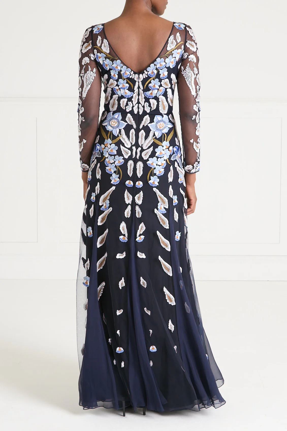 Pardus Sleeved Gown - Midnight - Image 5