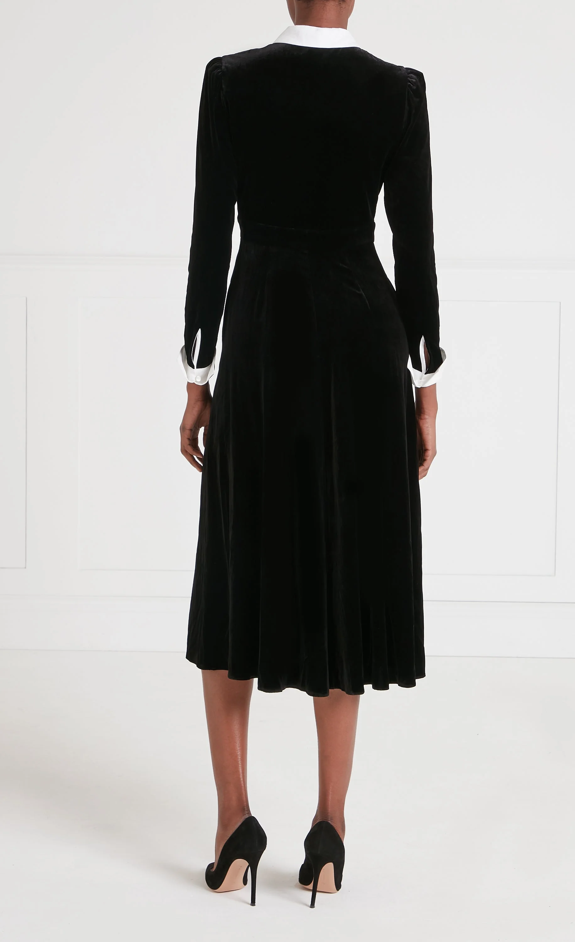 Pompidou Bib Dress - Black - Image 4