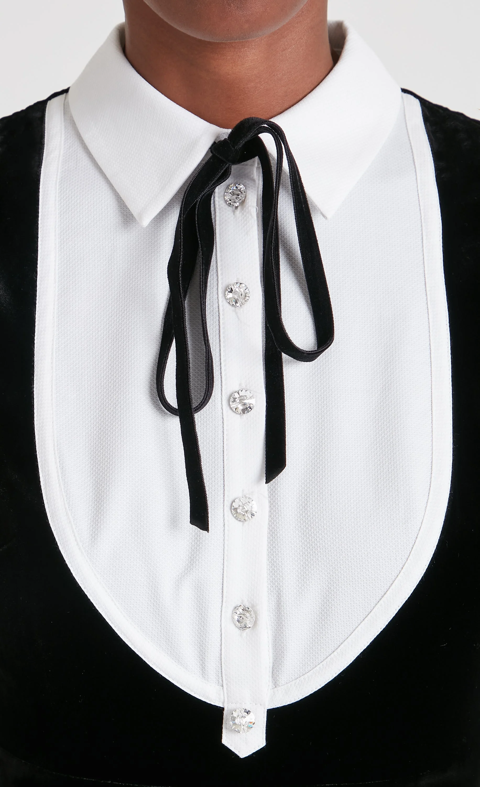Pompidou Bib Dress - Black - Image 5
