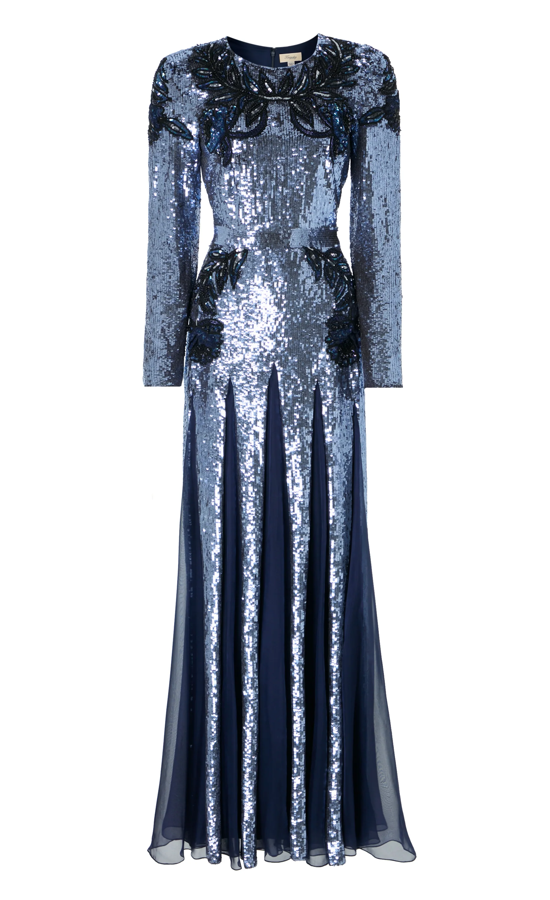 Porta Sleeved Gown - Midnight