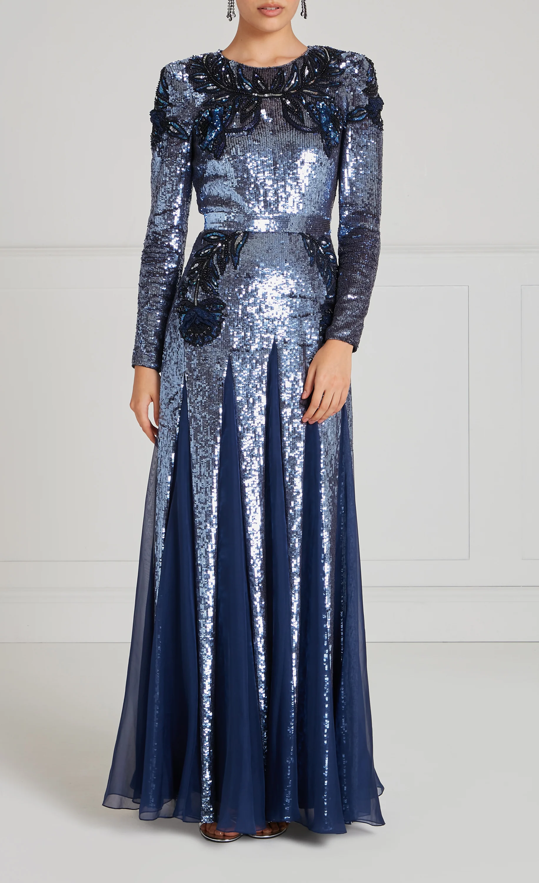 Porta Sleeved Gown - Midnight - Image 2