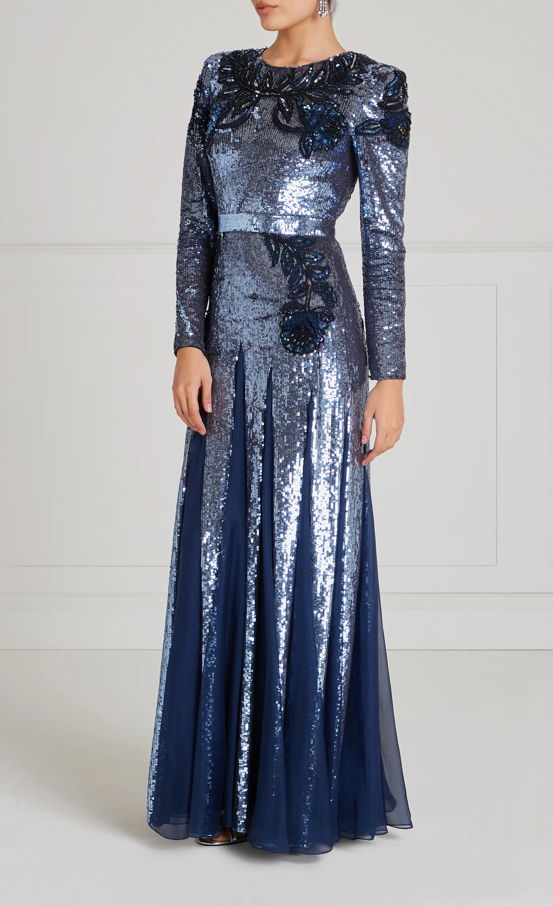 Porta Sleeved Gown - Midnight - Image 4