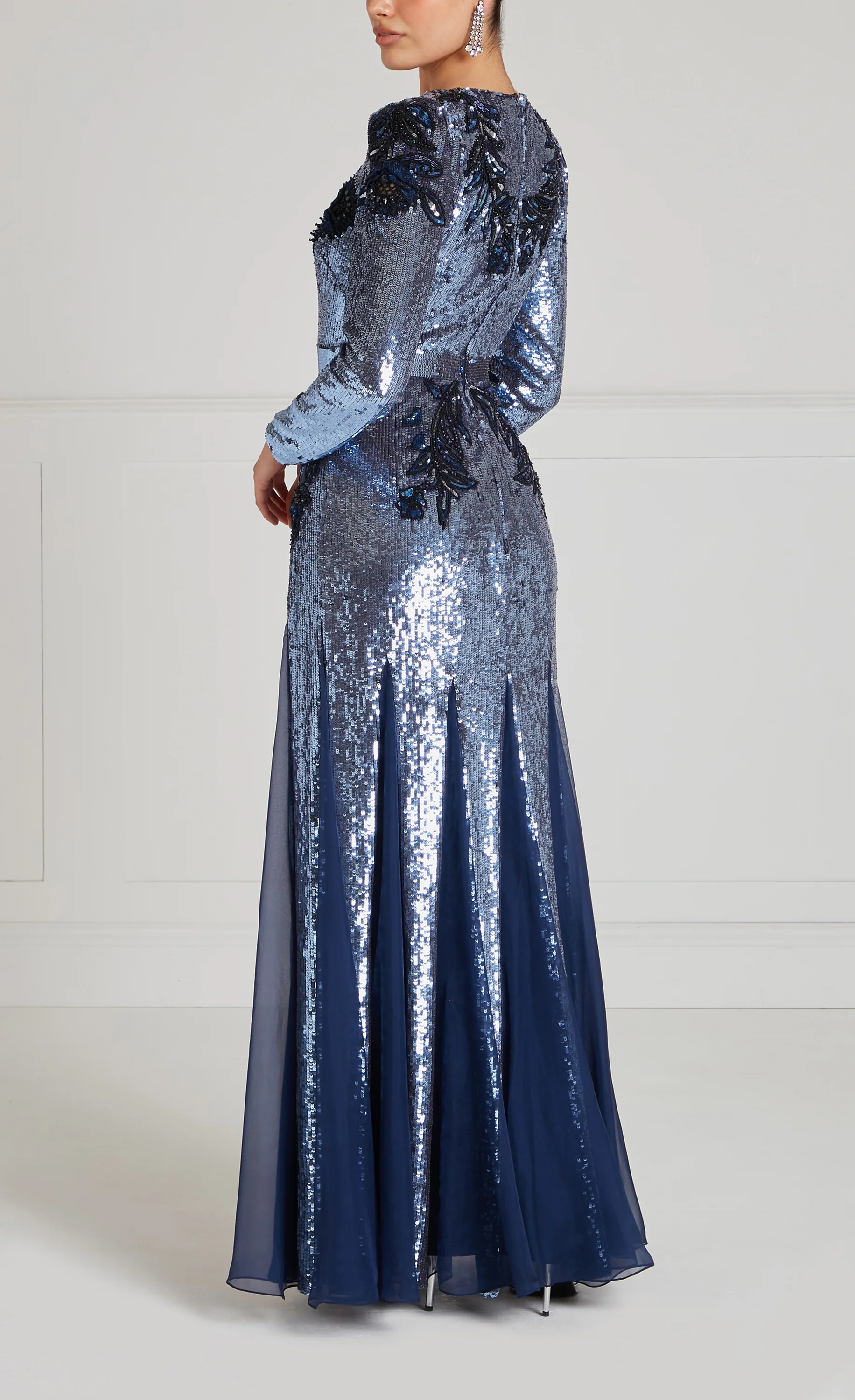 Porta Sleeved Gown - Midnight - Image 7