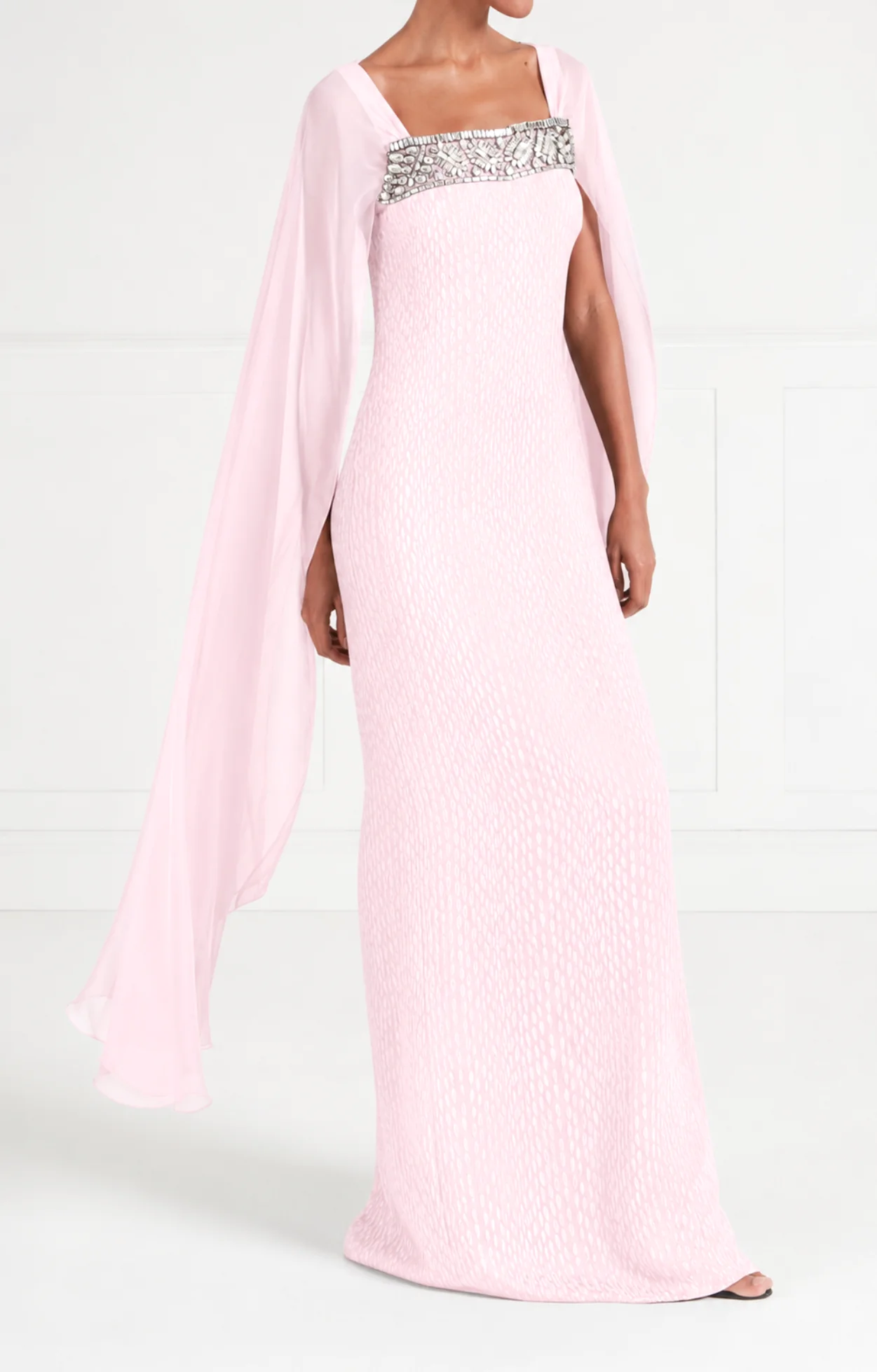 Pyramus Cape Gown - Lilac Rose - Image 3