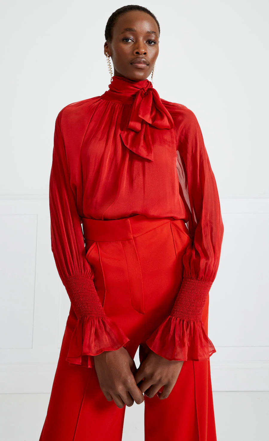 Quintette Blouse - Poppy Red - Image 2