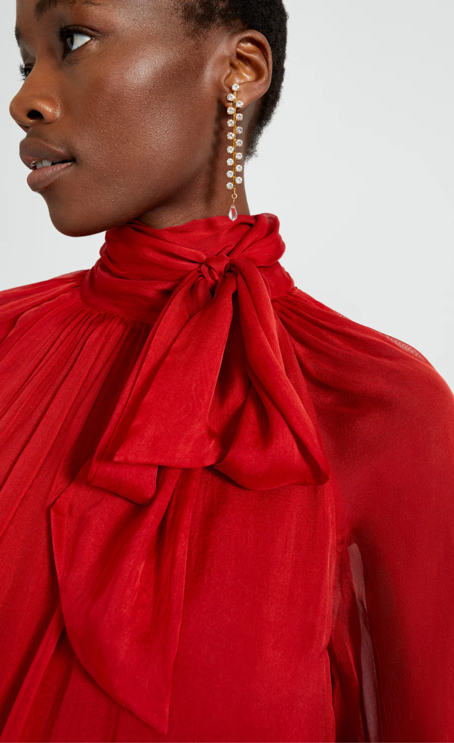 Quintette Blouse - Poppy Red - Image 5