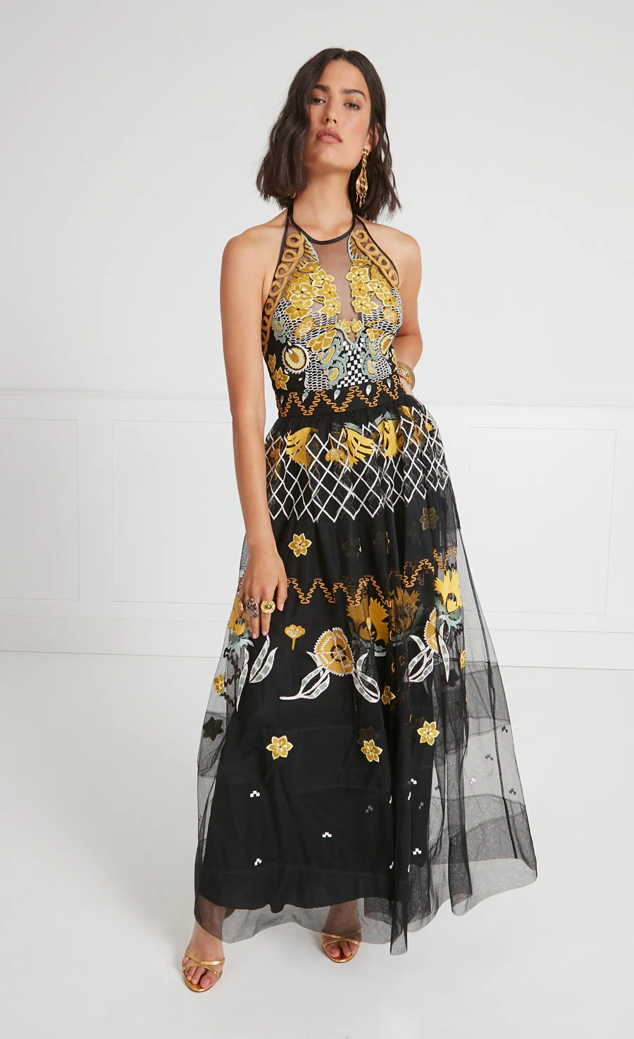 Remi Halter Dress - Black - Image 2