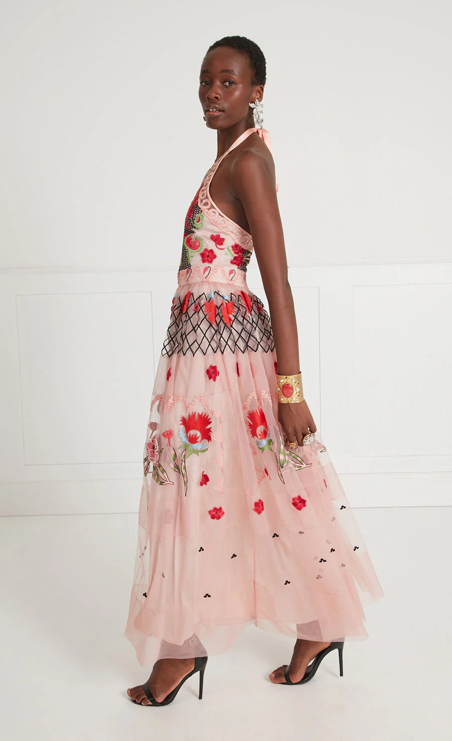 Remi Halter Dress - Blush - Image 3