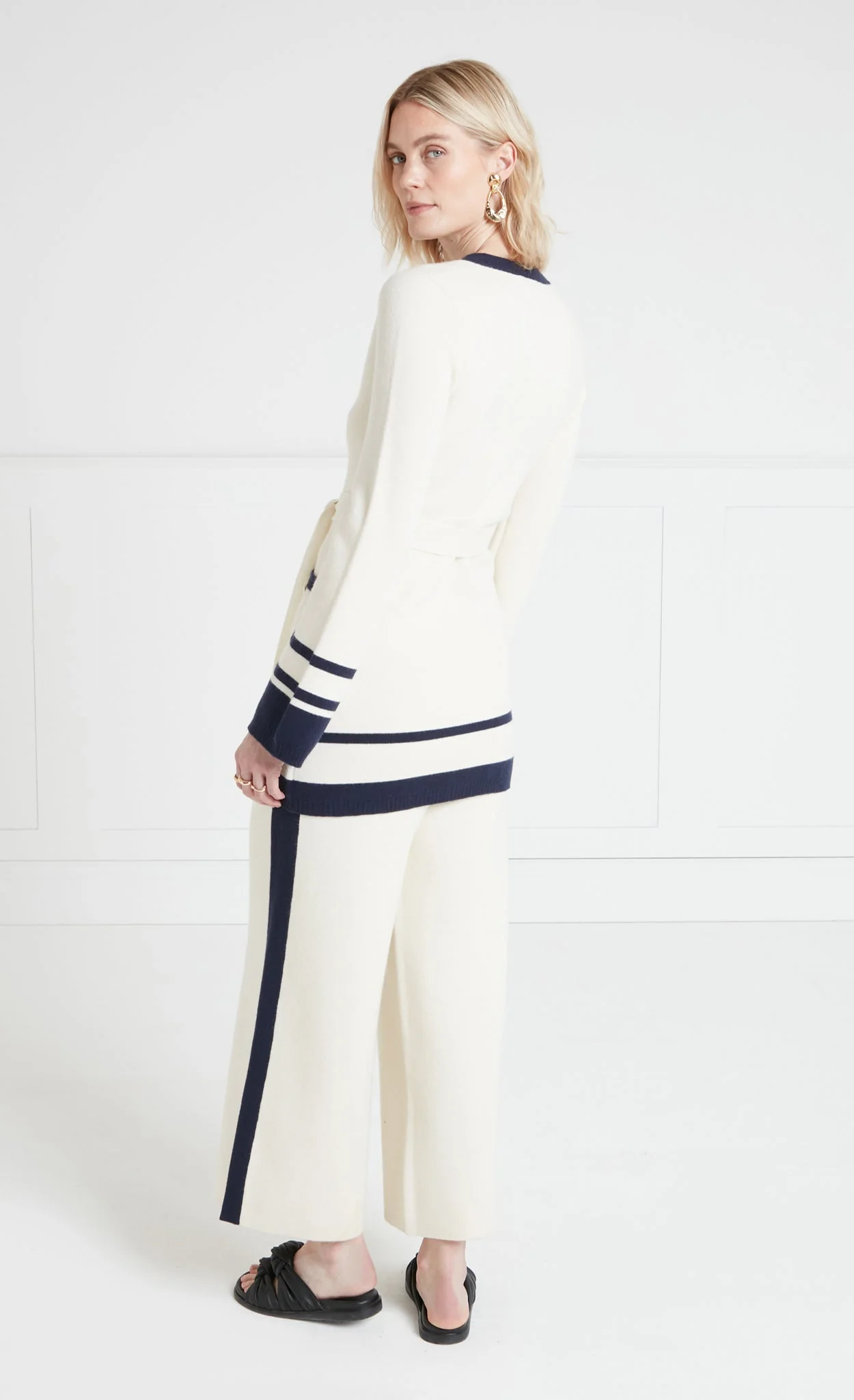 Ribera Knit Jacket - Ivory - Image 5