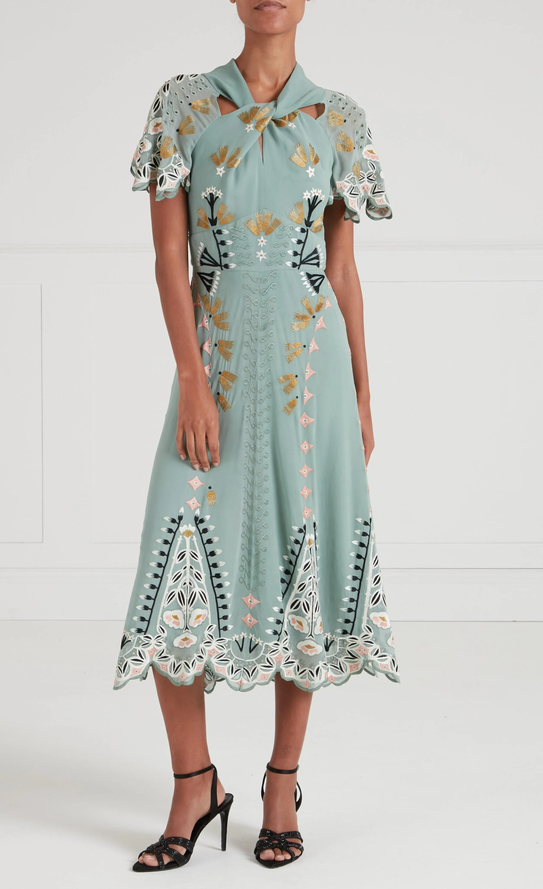 Rosalba Dress - Jade Green - Image 2
