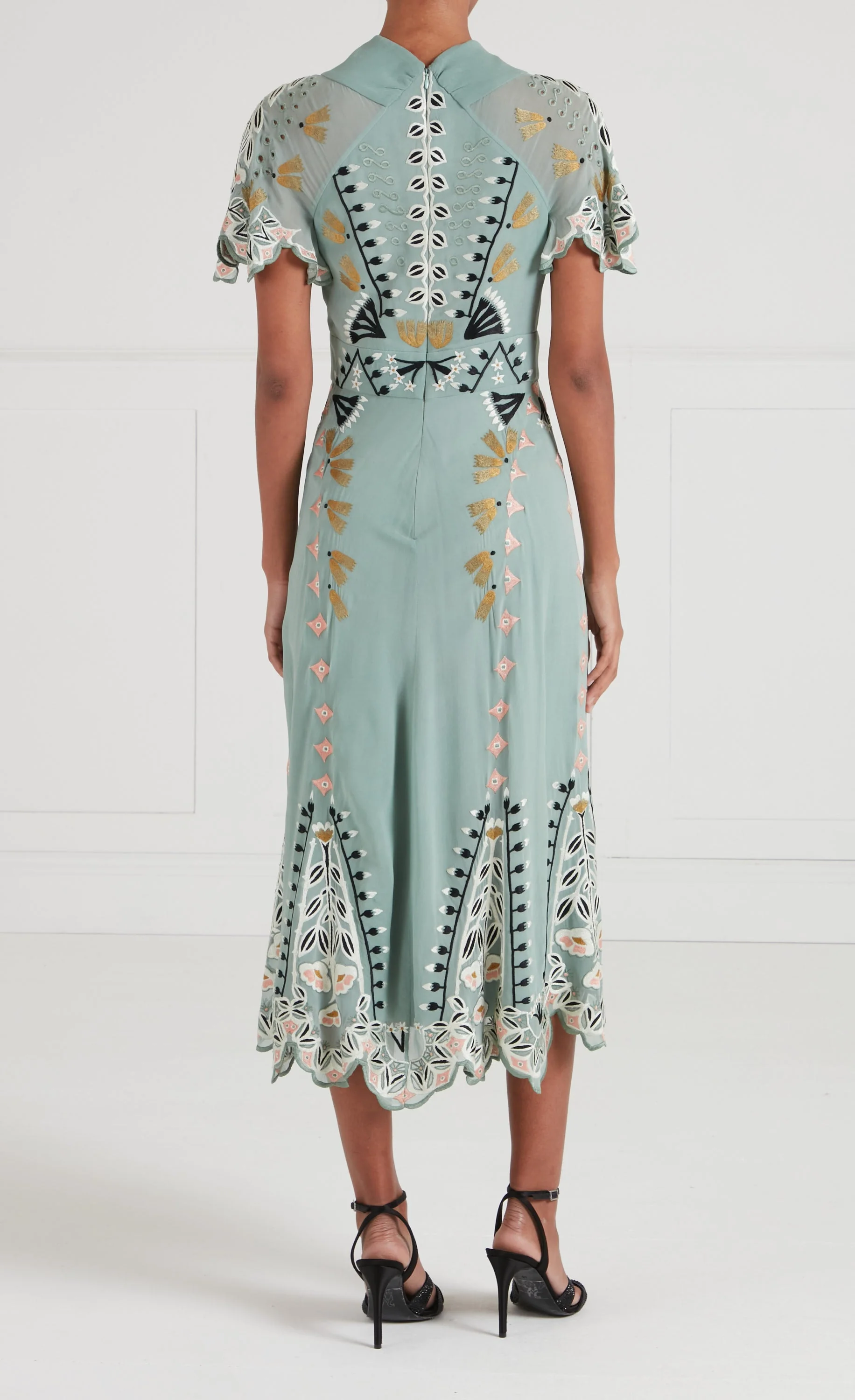 Rosalba Dress - Jade Green - Image 3