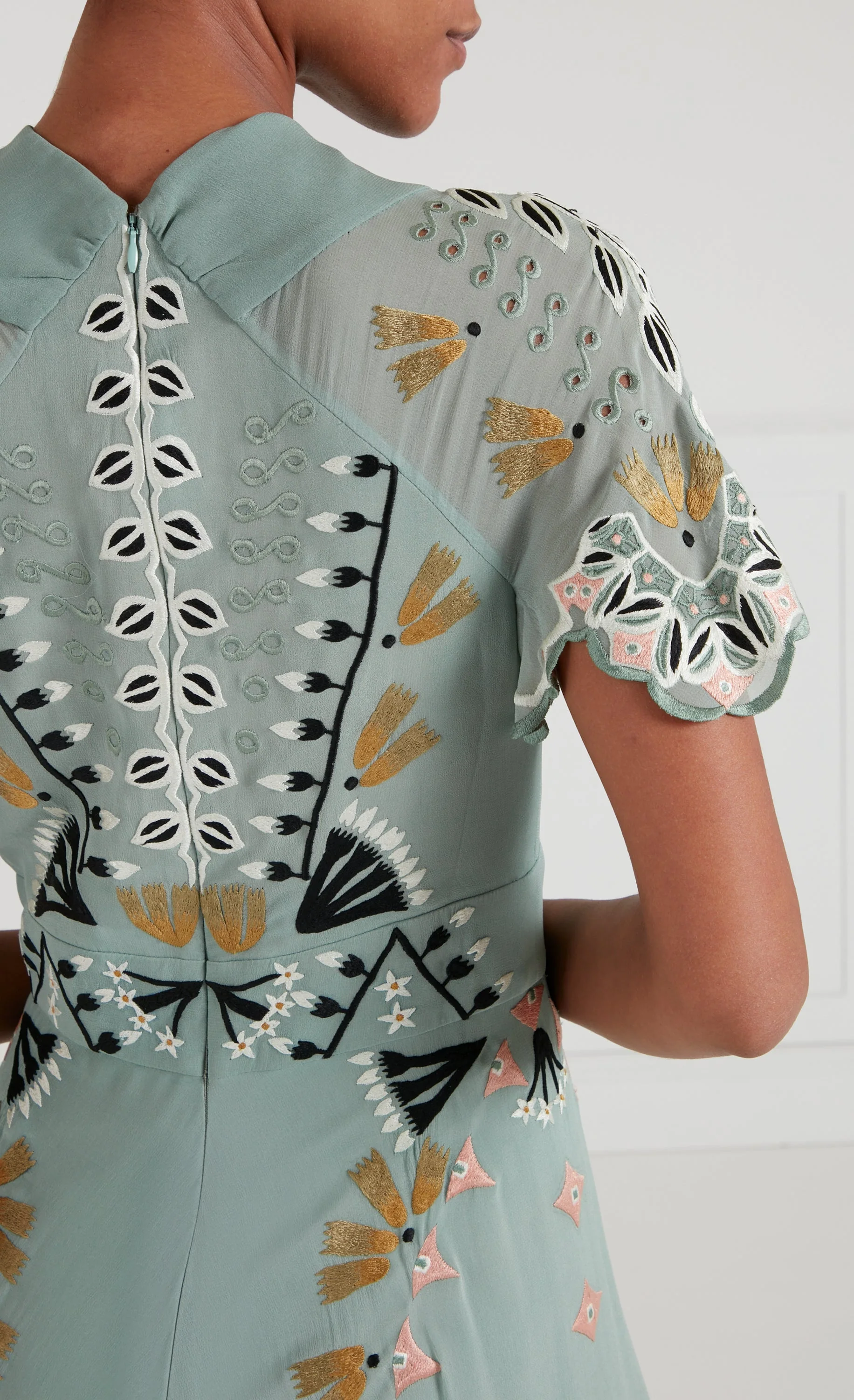 Rosalba Dress - Jade Green - Image 6