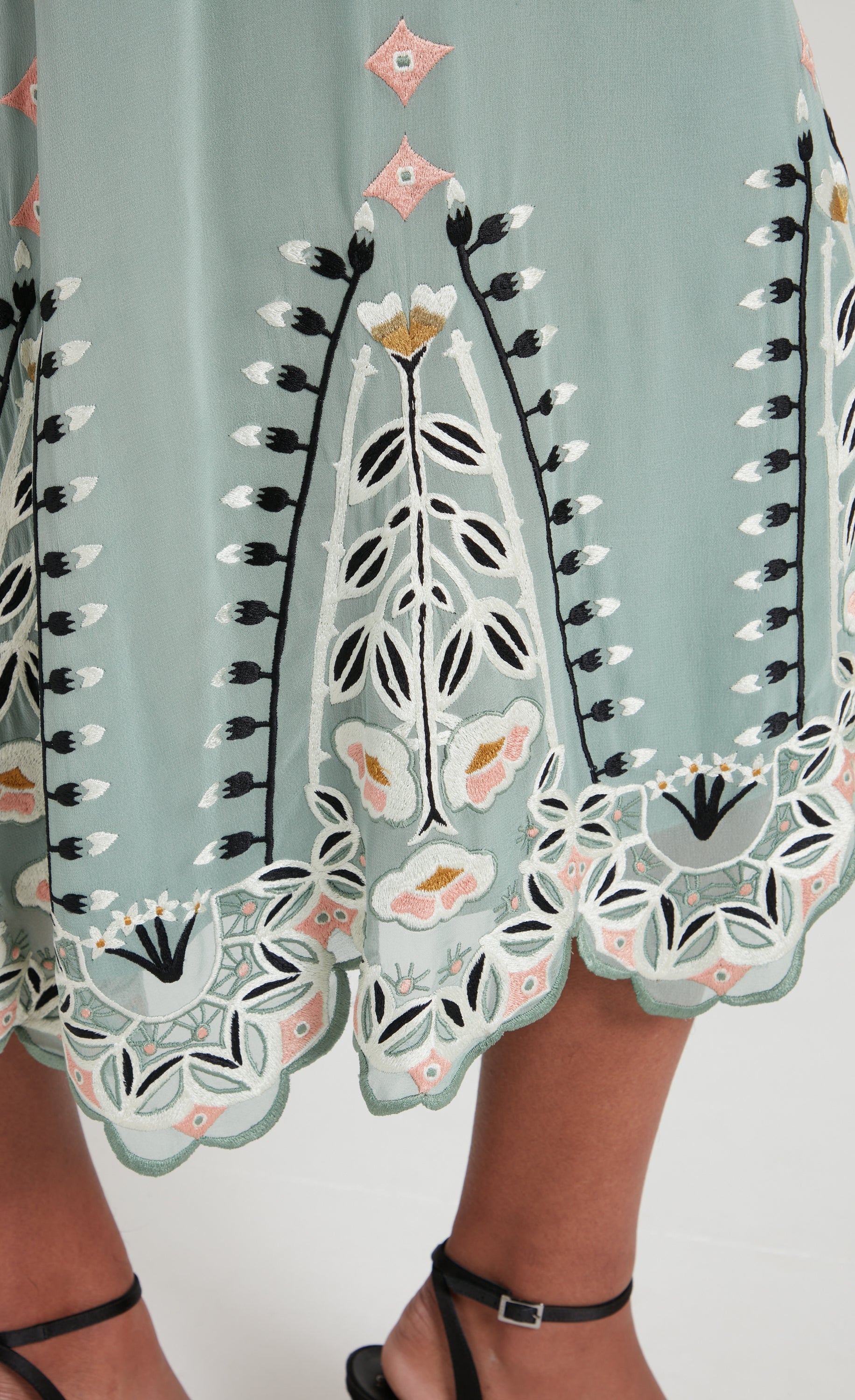 Rosalba Dress - Jade Green - Image 7