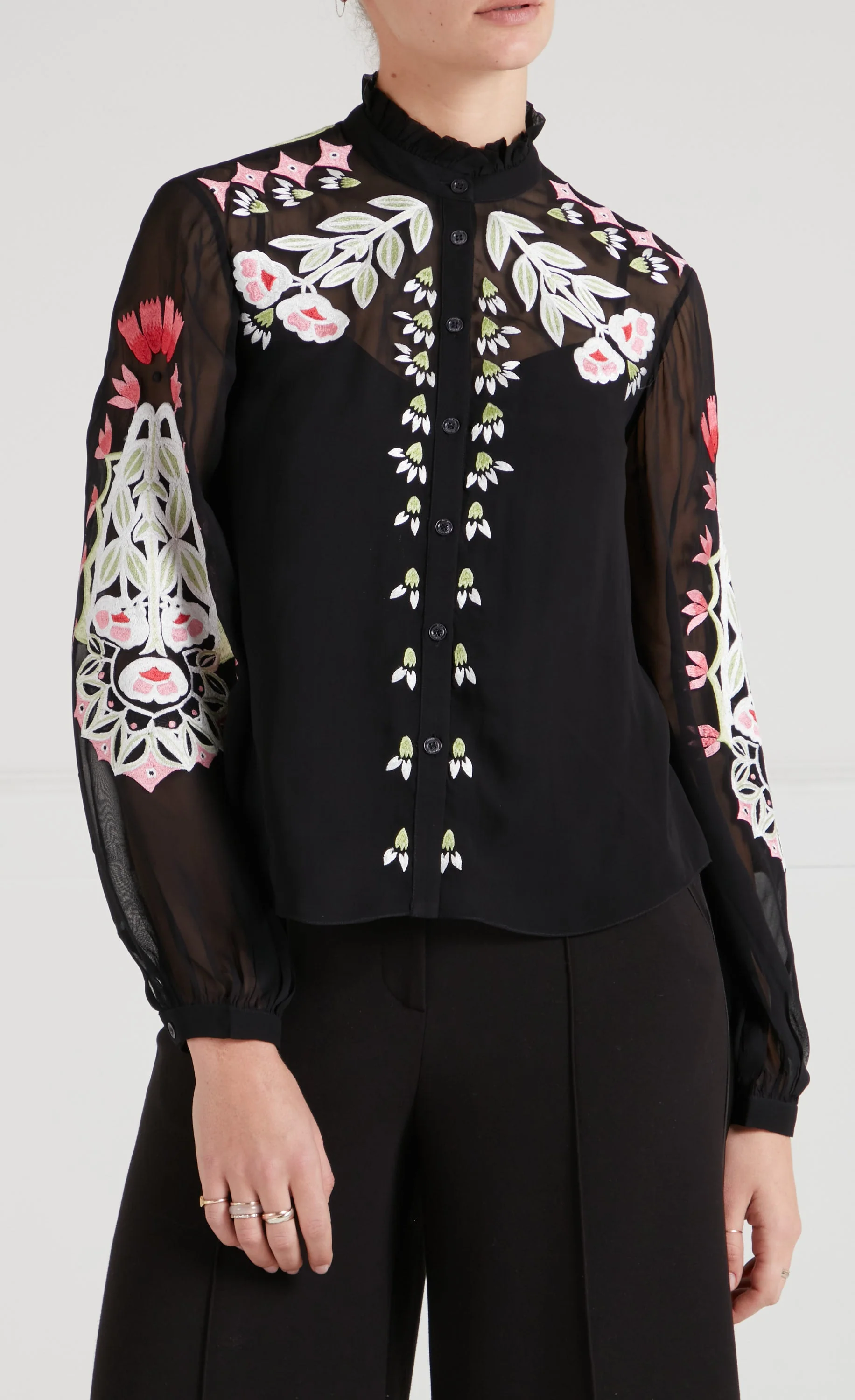 Rosalba Shirt - Black - Image 2