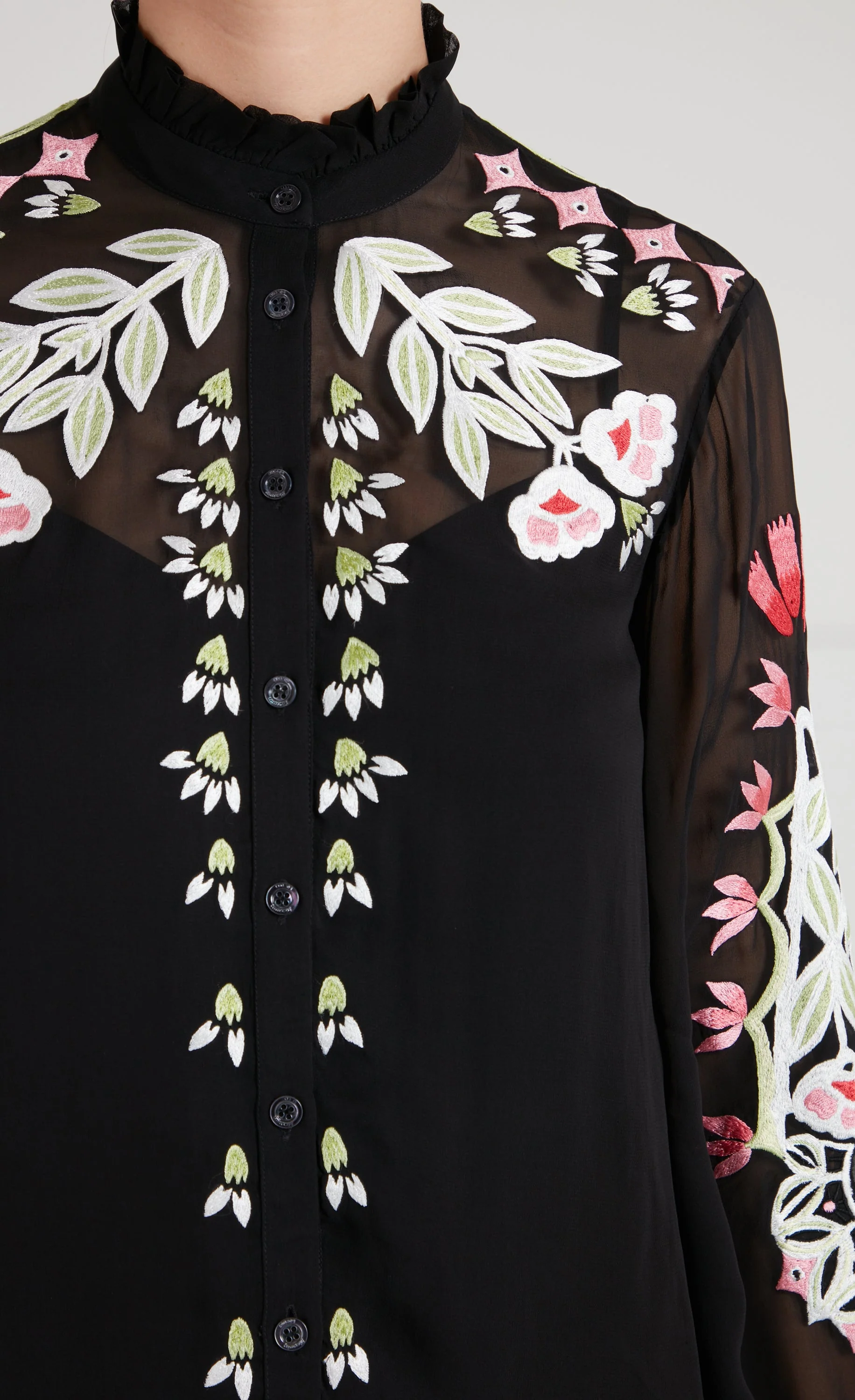 Rosalba Shirt - Black - Image 5