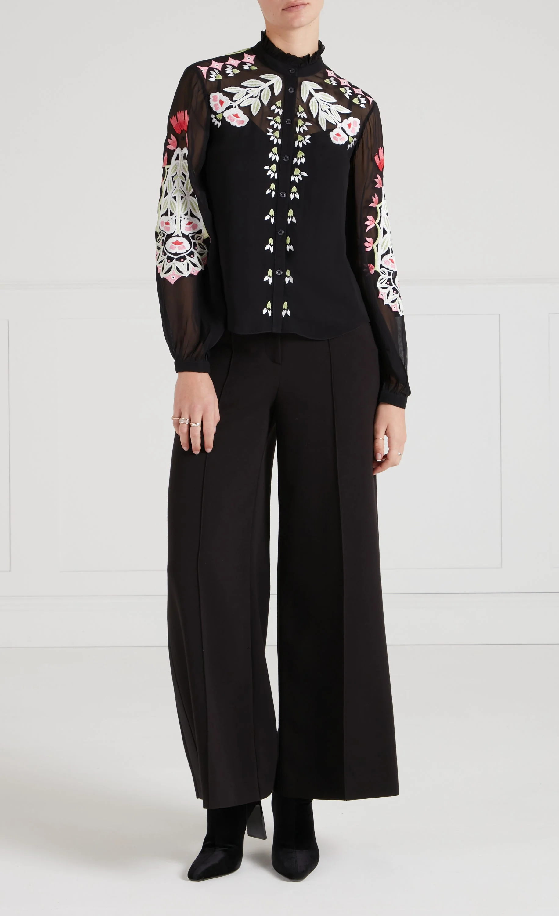 Rosalba Shirt - Black - Image 6