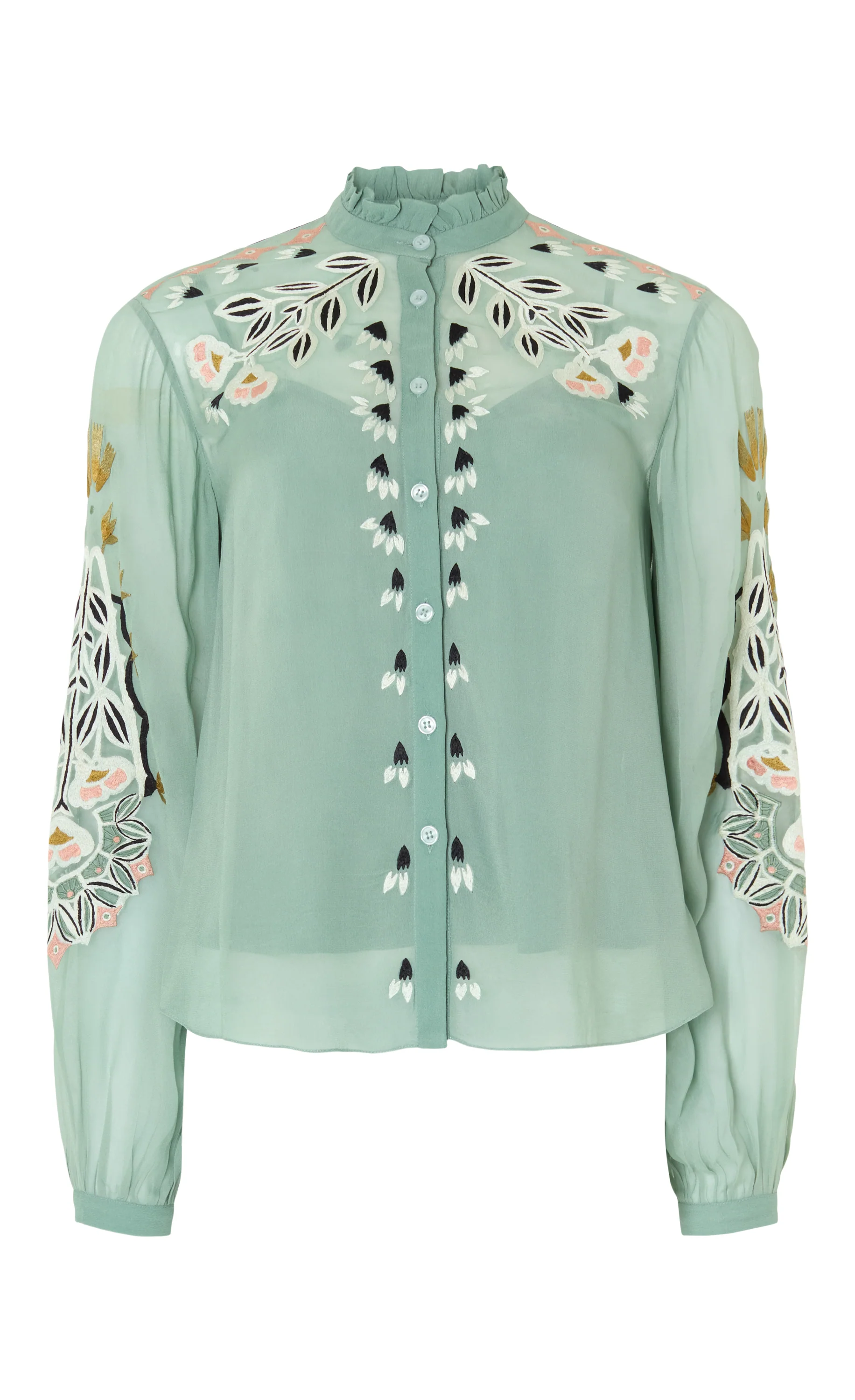 Rosalba Shirt - Jade Green