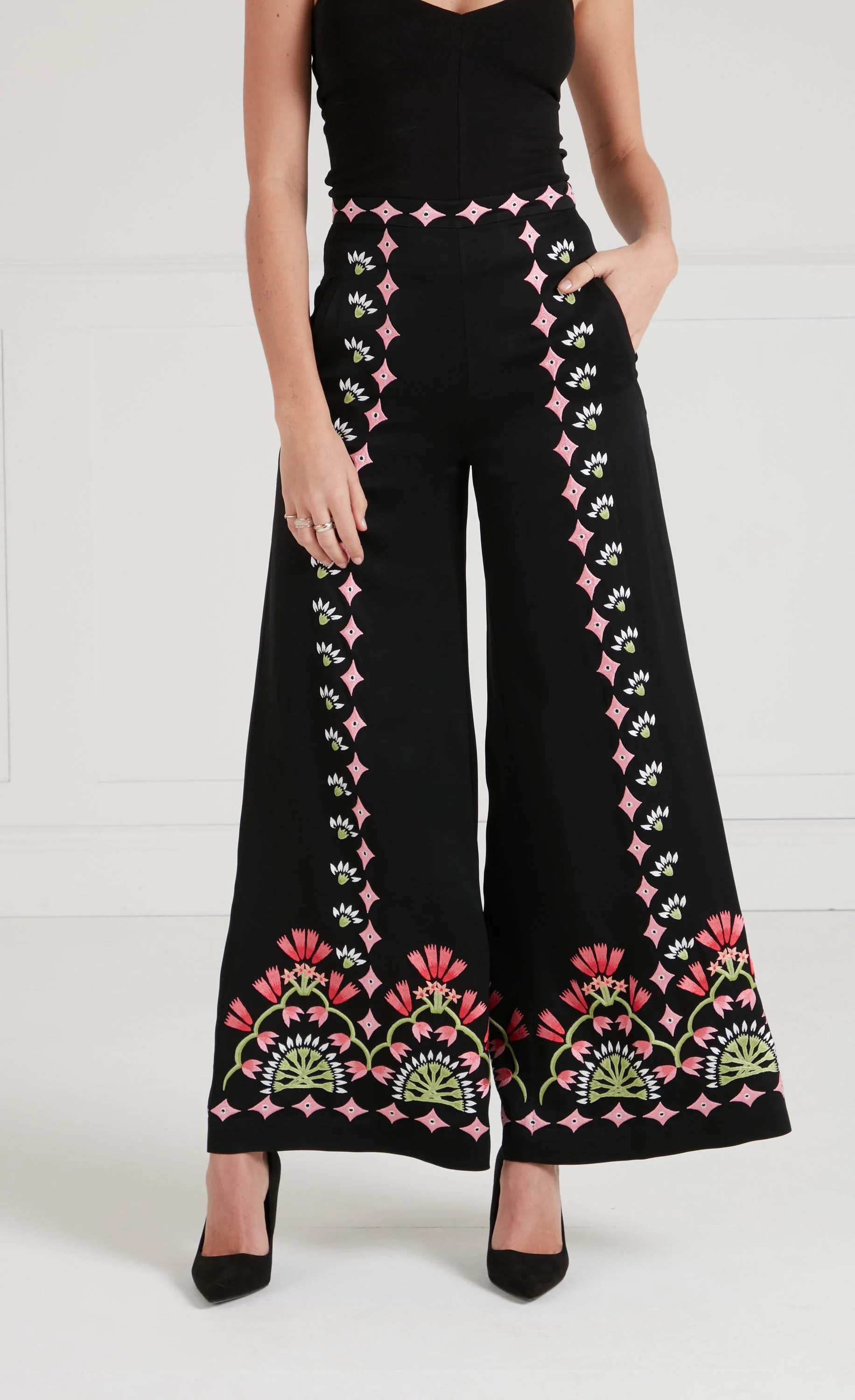 Rosalba Trousers - Black - Image 2