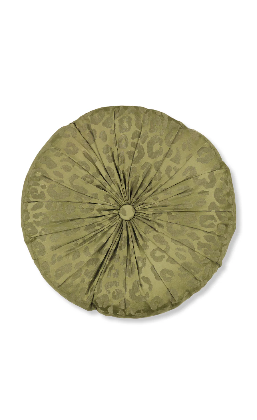 Saskia Round Cushion - Somerset Green
