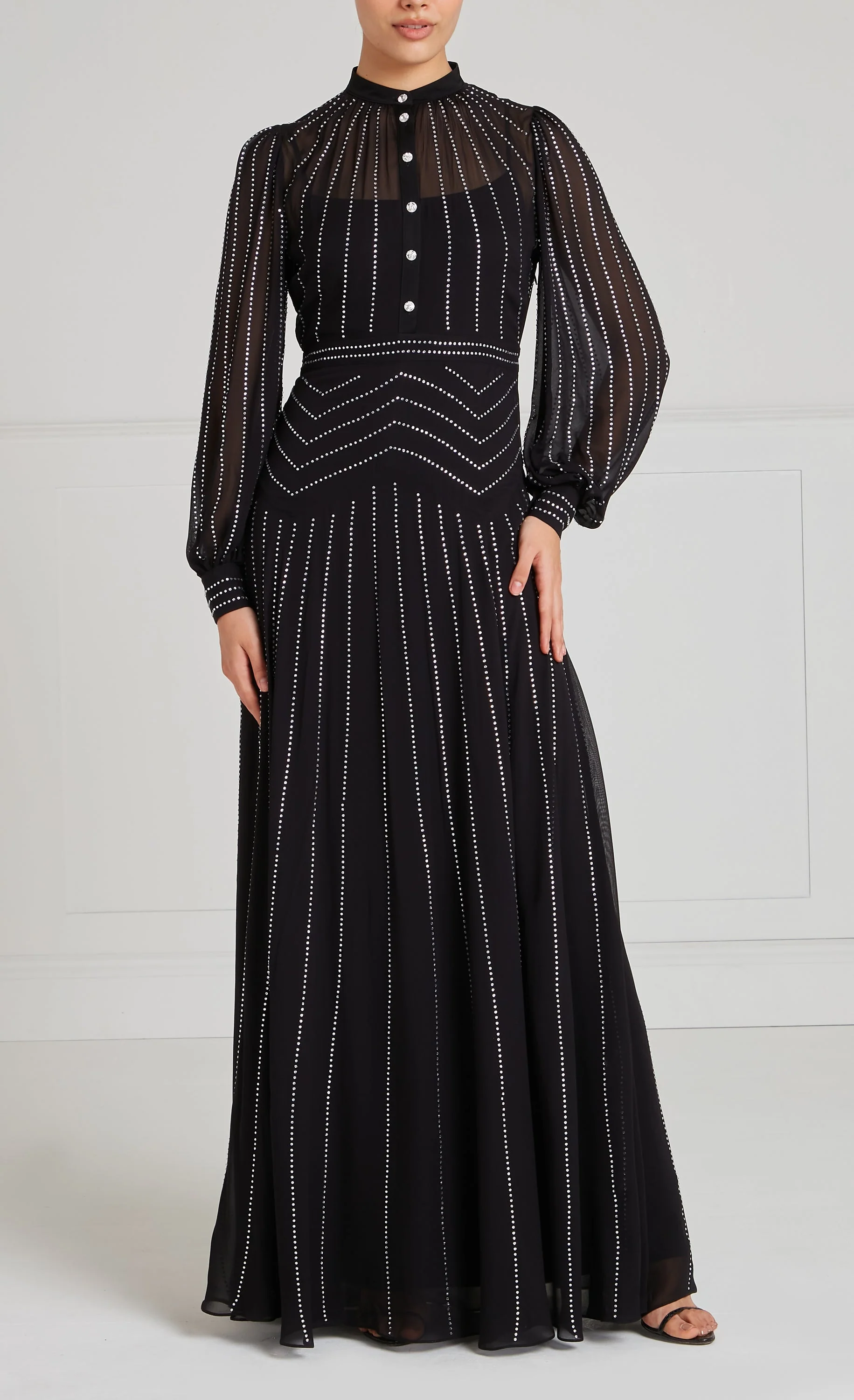 Villanelle Full-Length Dress - Black - Image 2