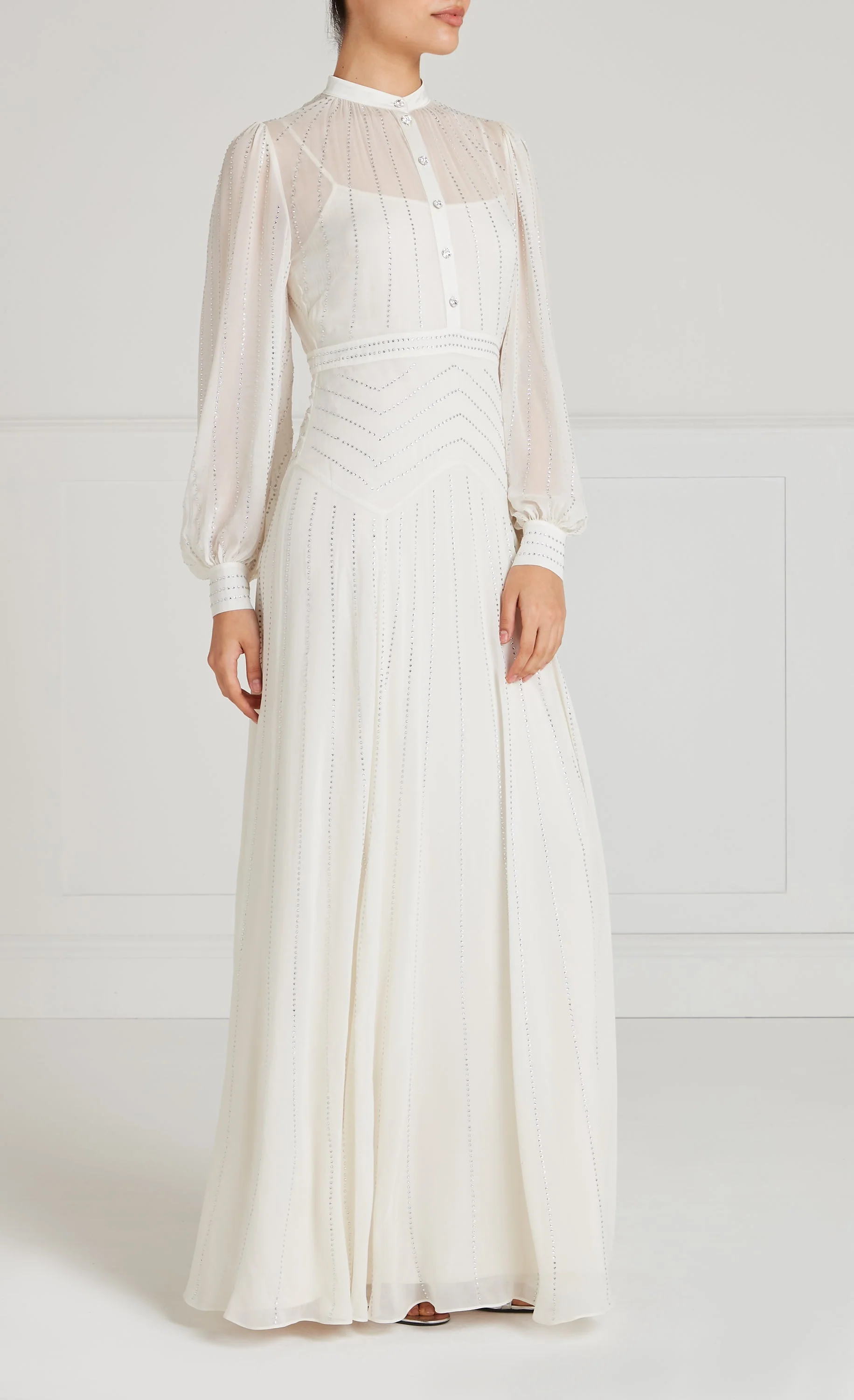 Villanelle Full-Length Dress - Ivory - Image 4