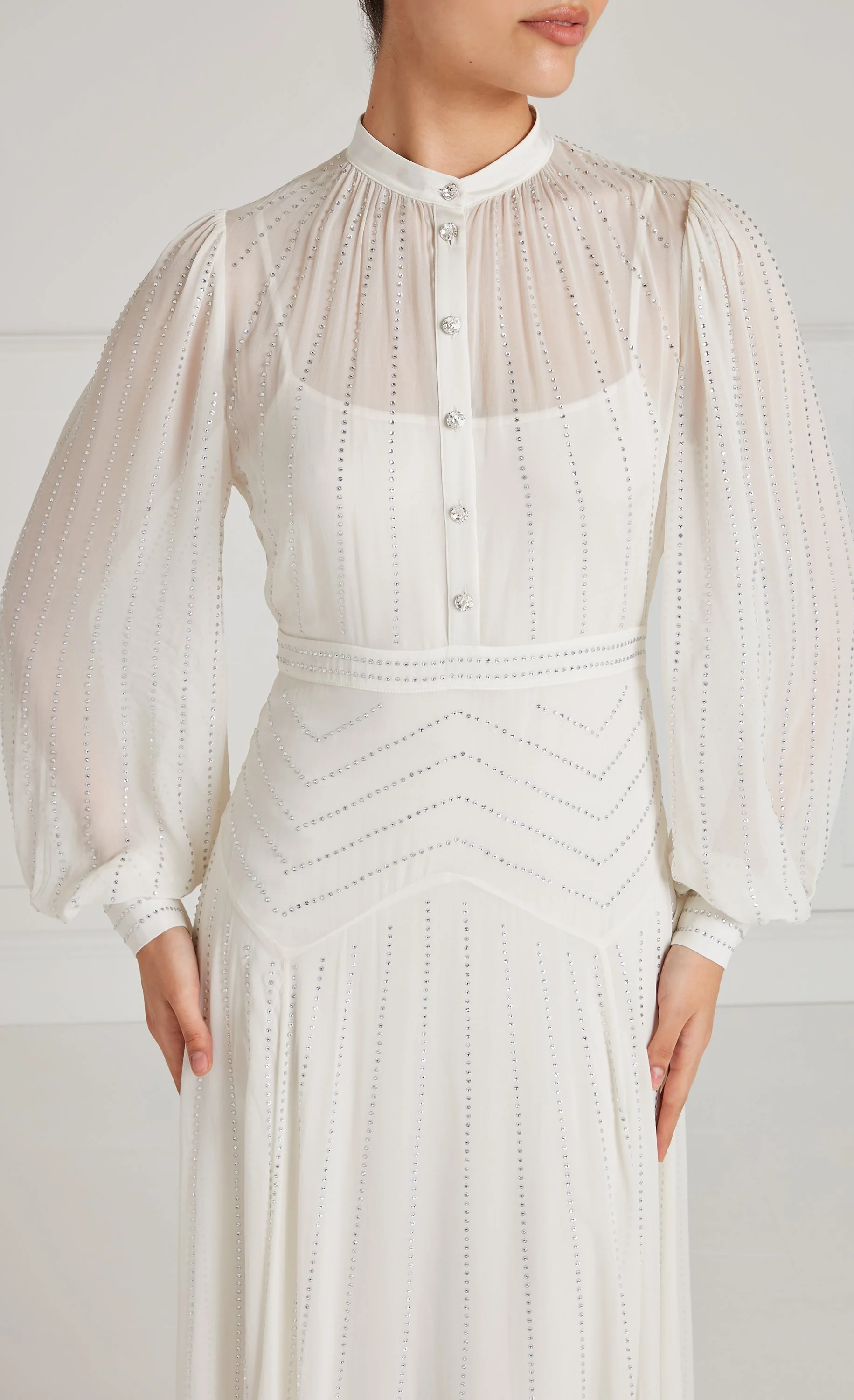 Villanelle Full-Length Dress - Ivory - Image 7