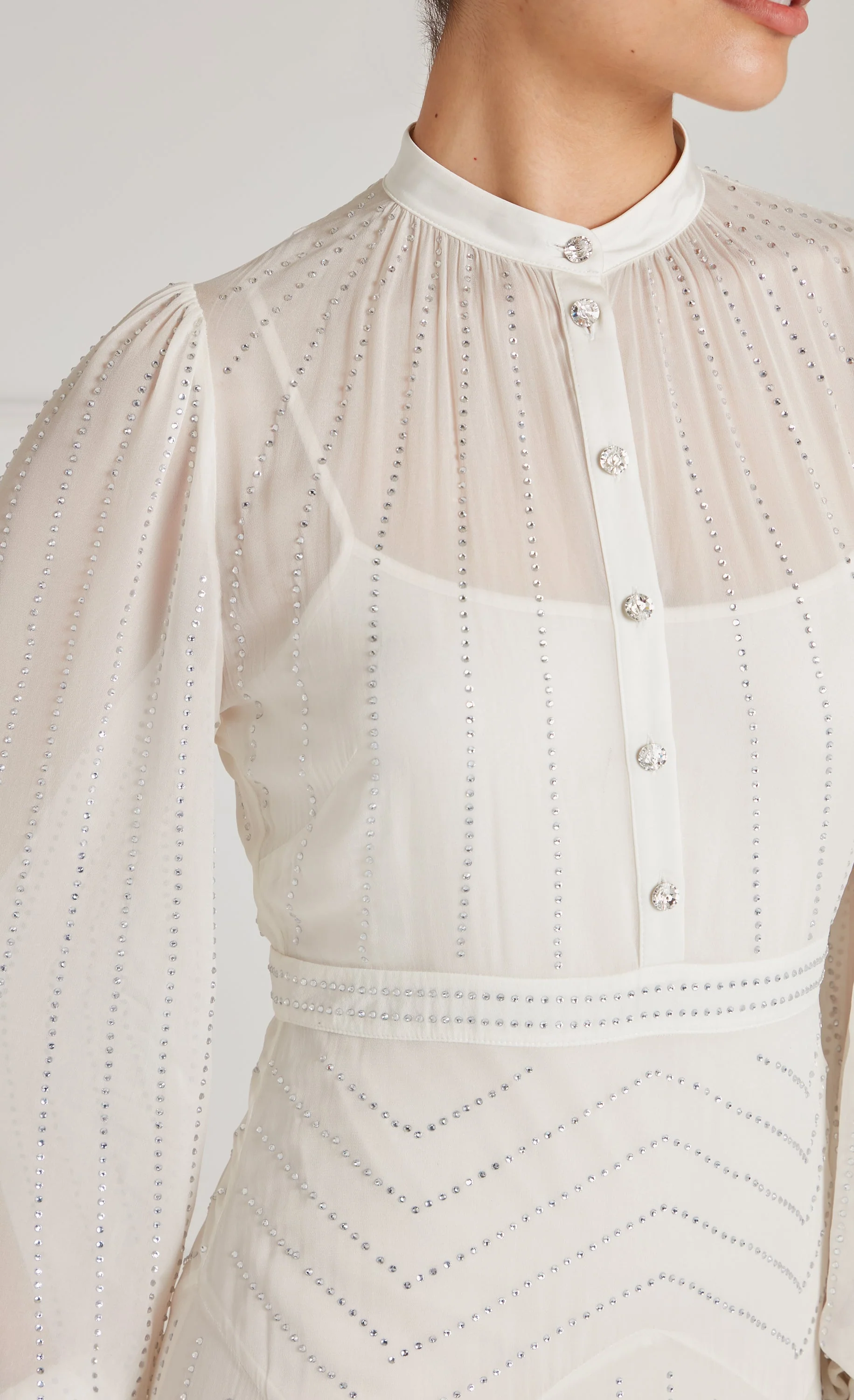 Villanelle Full-Length Dress - Ivory - Image 8