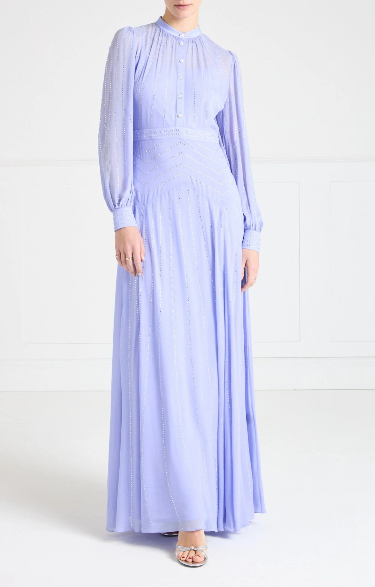 Villanelle Full-Length Dress - Lavender Blue - Image 3