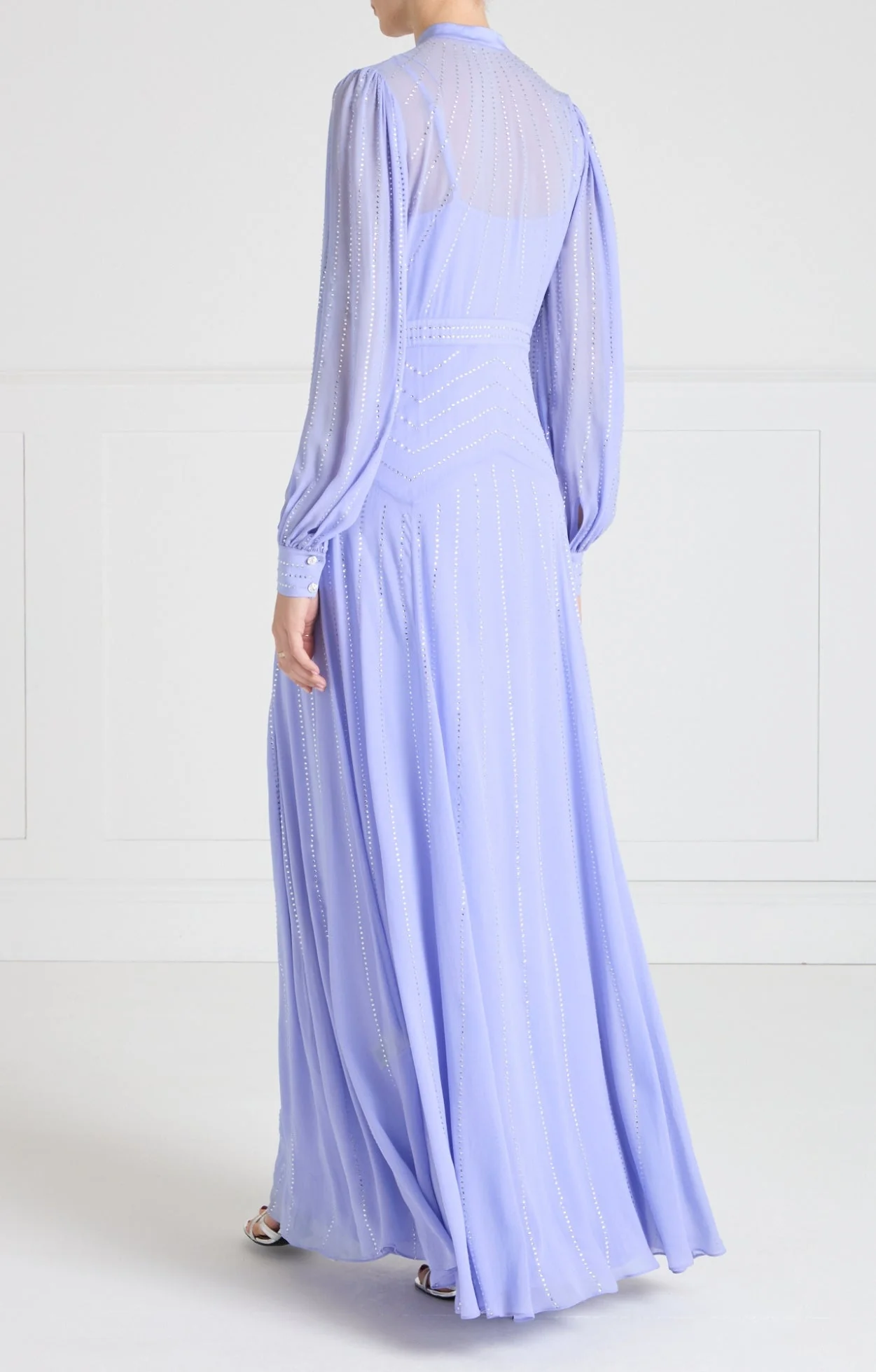 Villanelle Full-Length Dress - Lavender Blue - Image 5