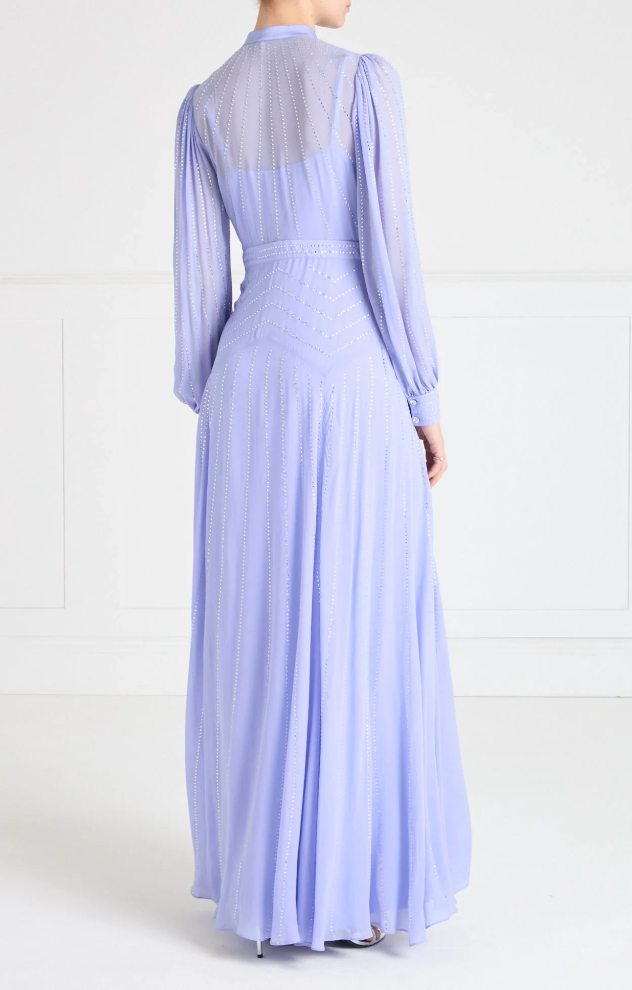 Villanelle Full-Length Dress - Lavender Blue - Image 6
