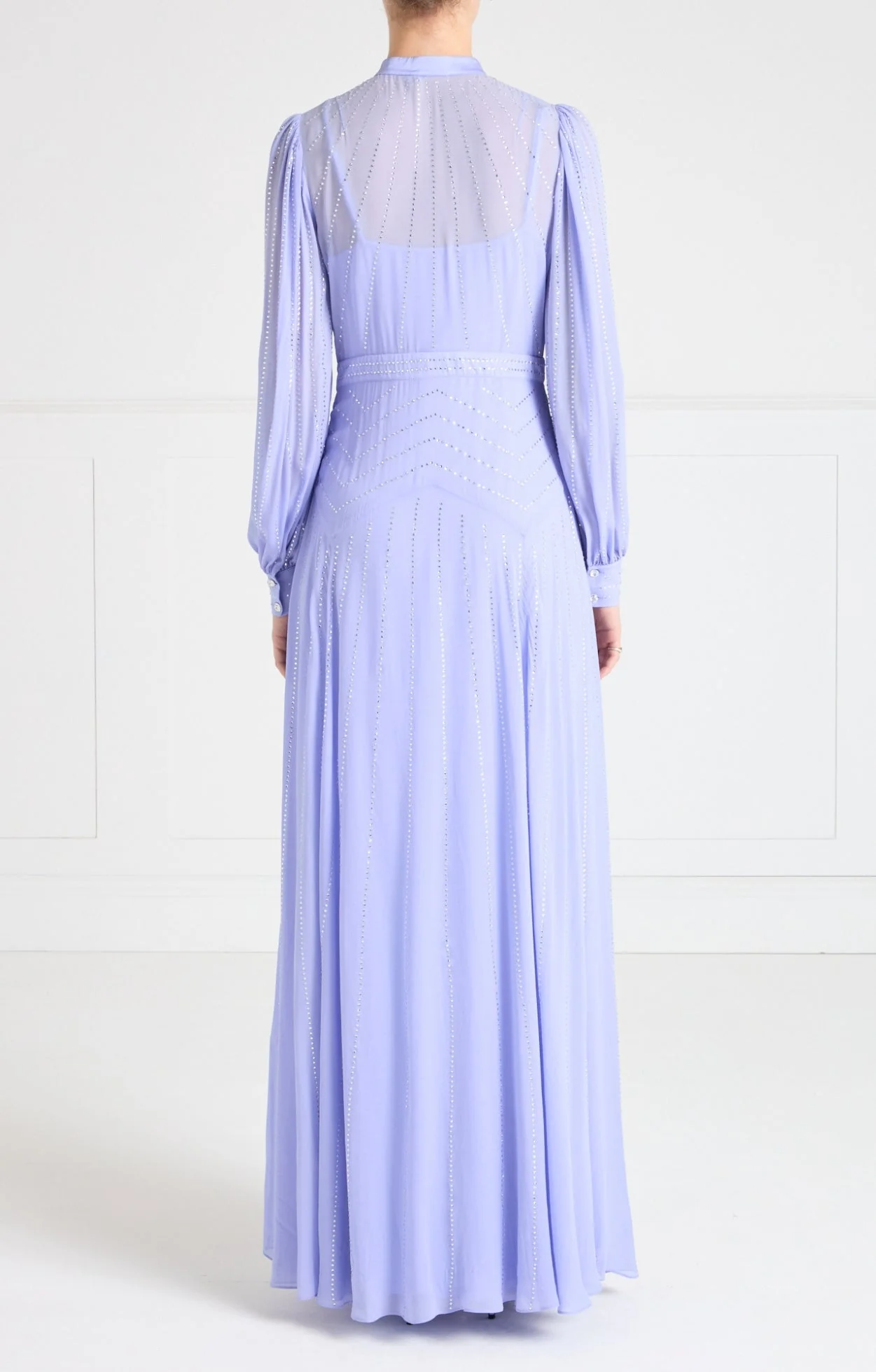 Villanelle Full-Length Dress - Lavender Blue - Image 7