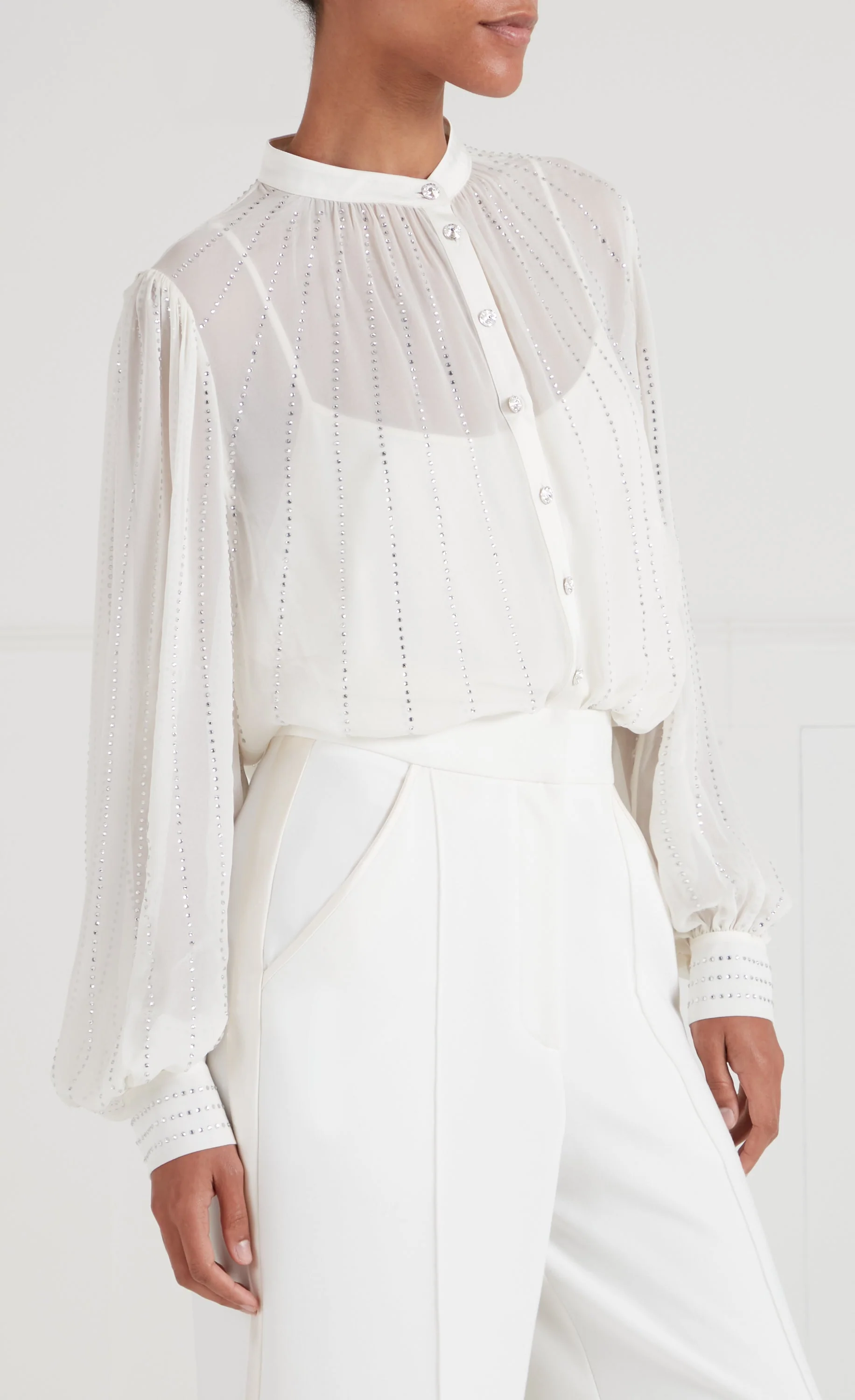 Villanelle Shirt - Ivory - Image 4