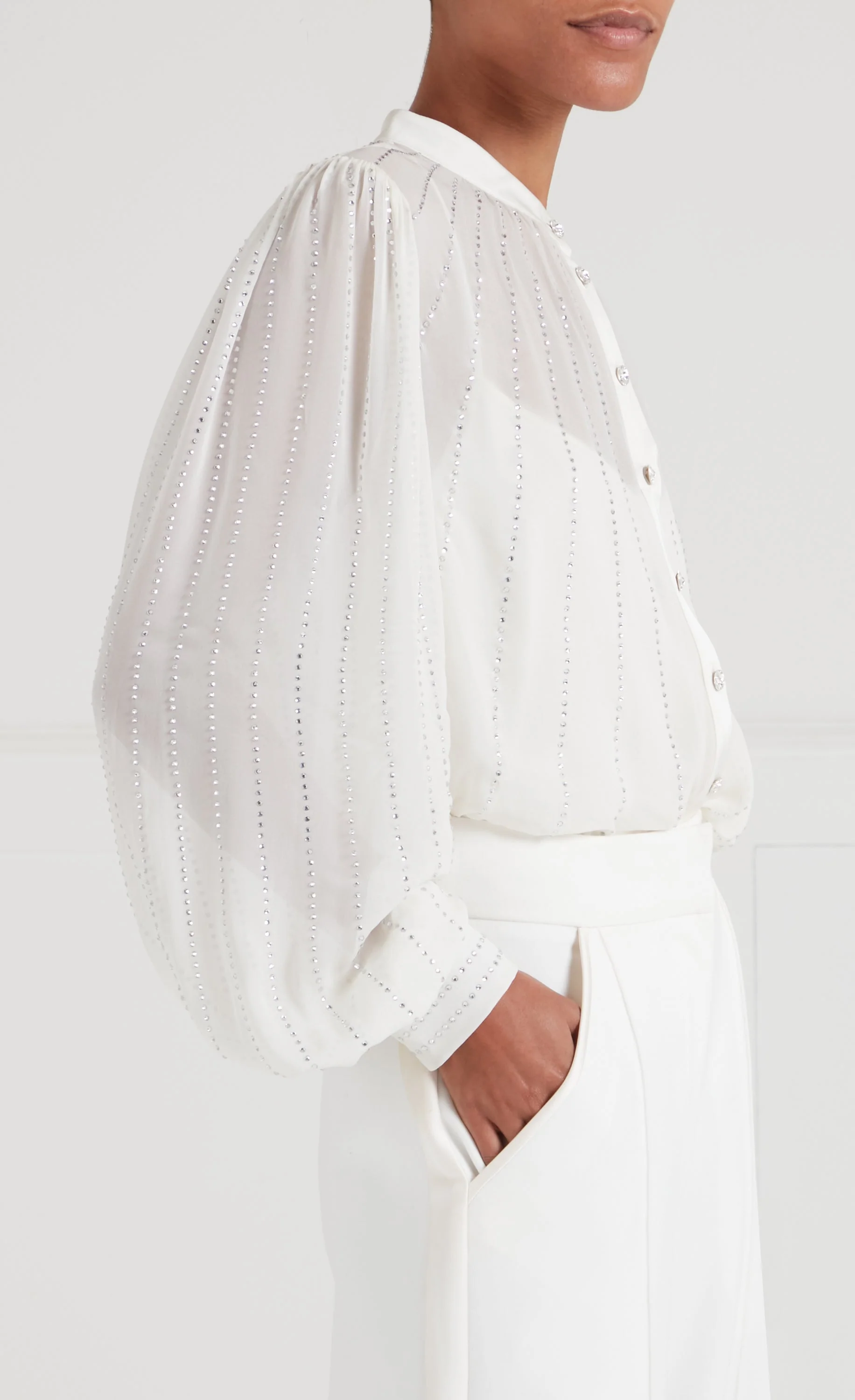 Villanelle Shirt - Ivory - Image 5
