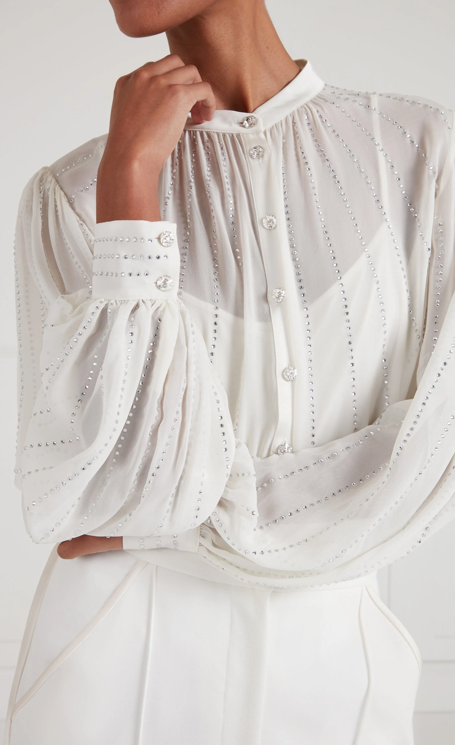 Villanelle Shirt - Ivory - Image 7