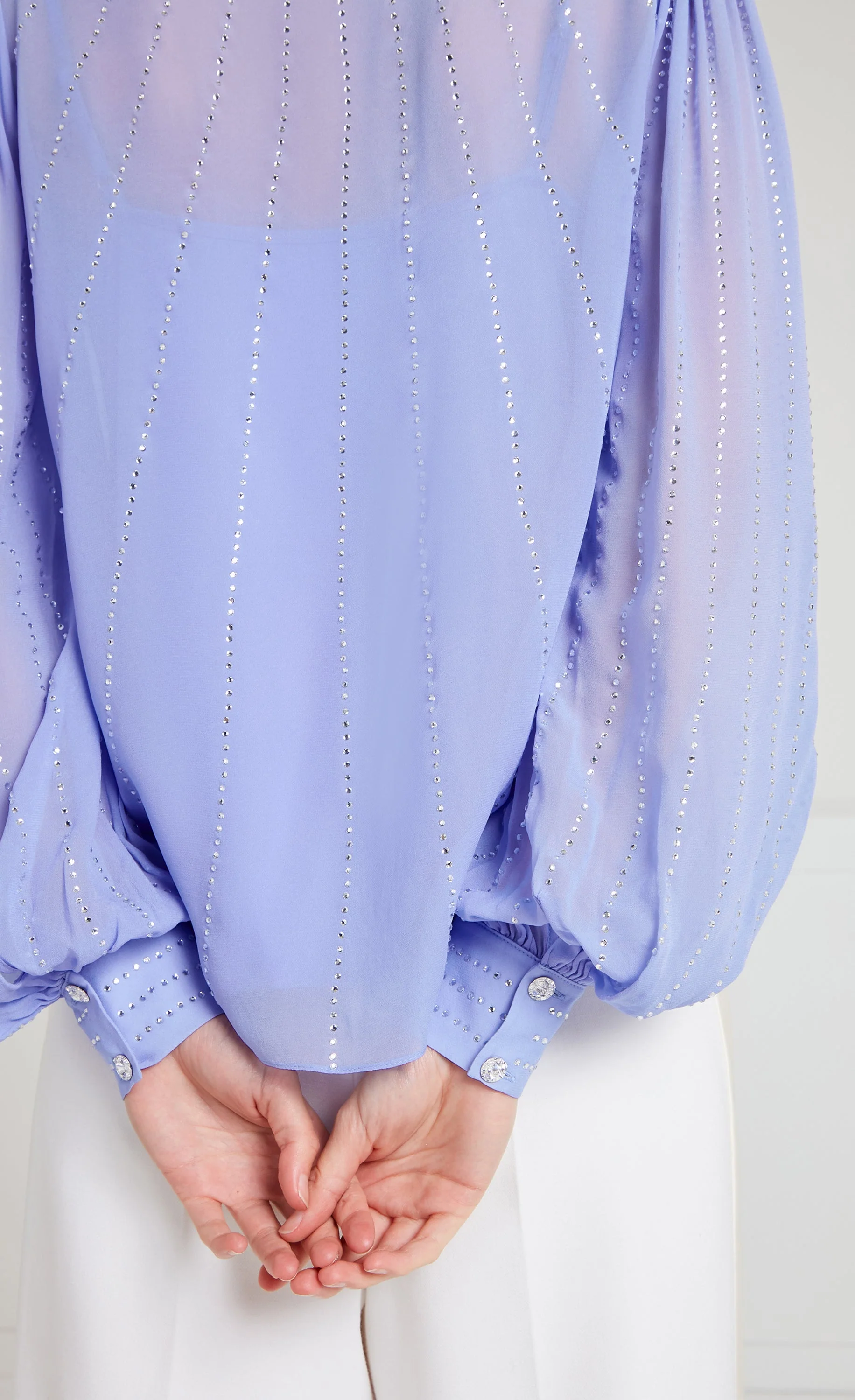 Villanelle Shirt - Lavender Blue - Image 8