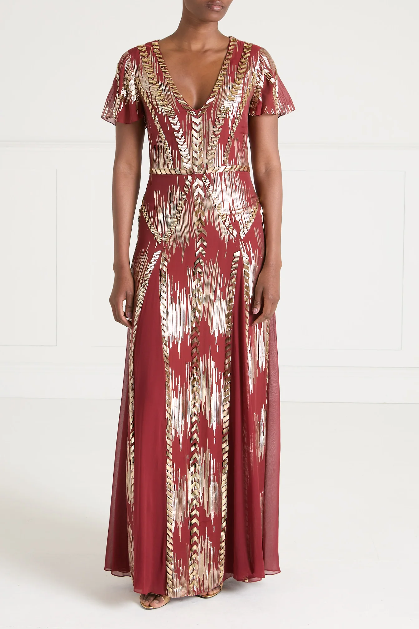 Viola Gown - Claret - Image 2