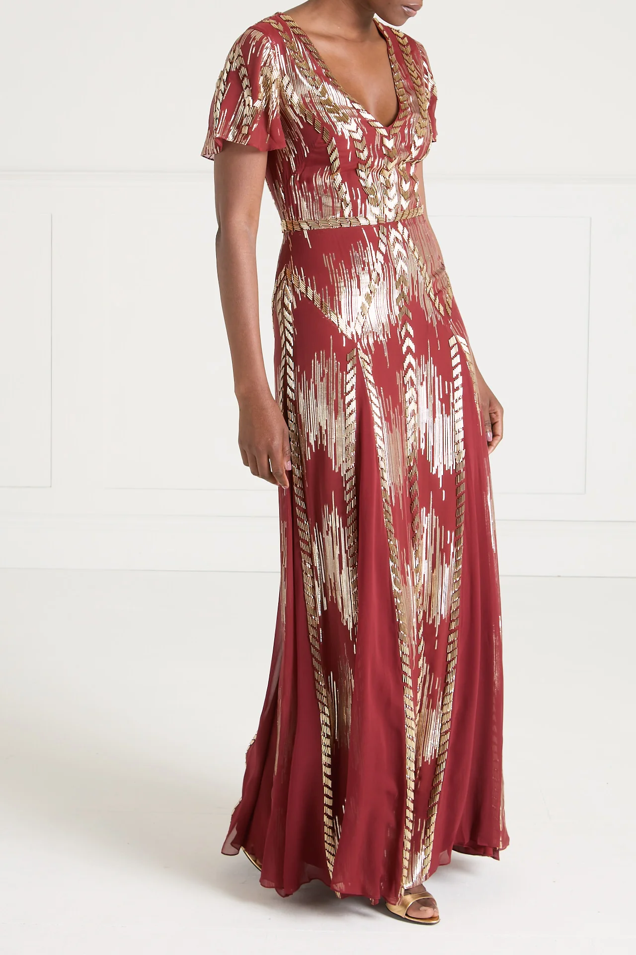 Viola Gown - Claret - Image 3