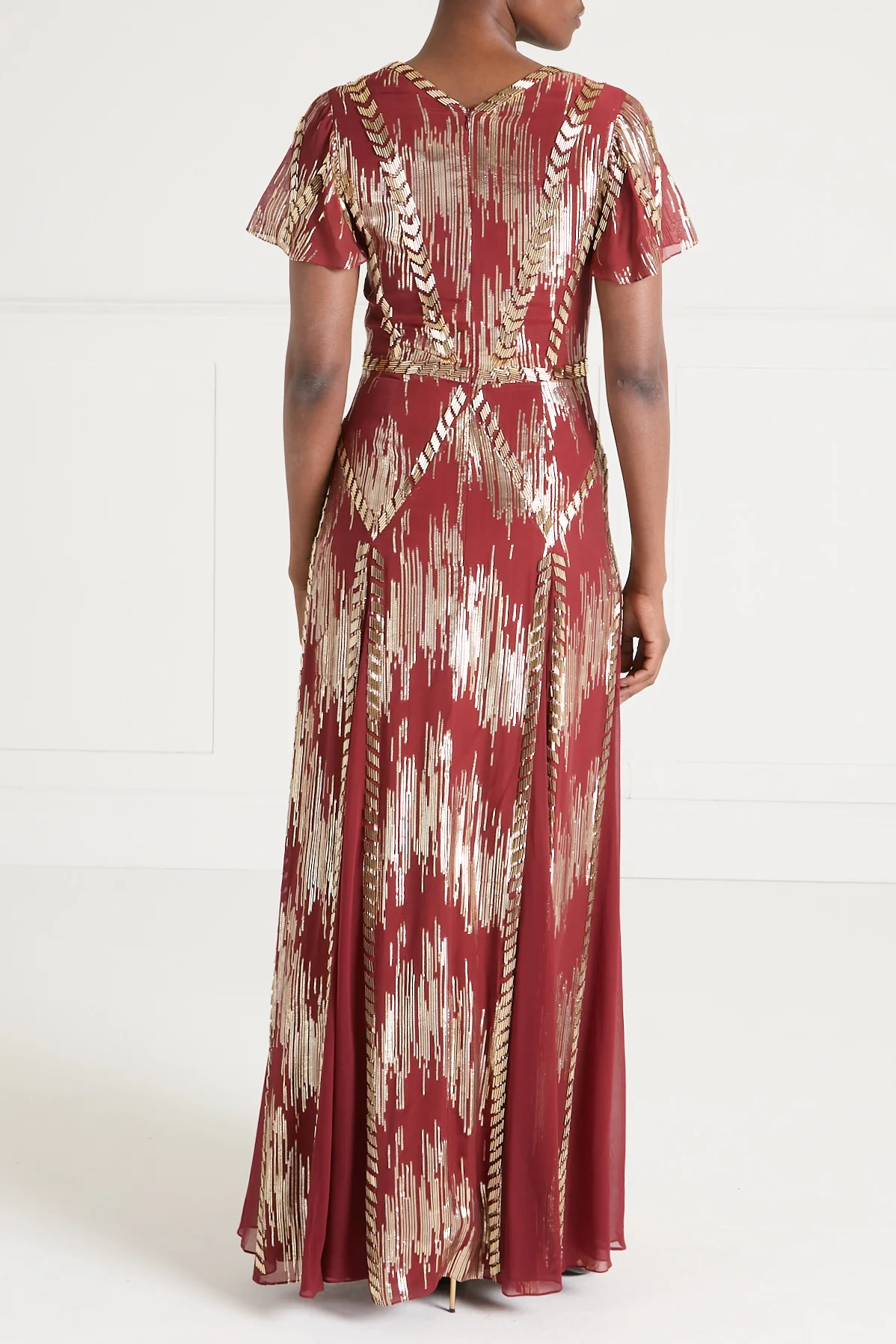 Viola Gown - Claret - Image 4
