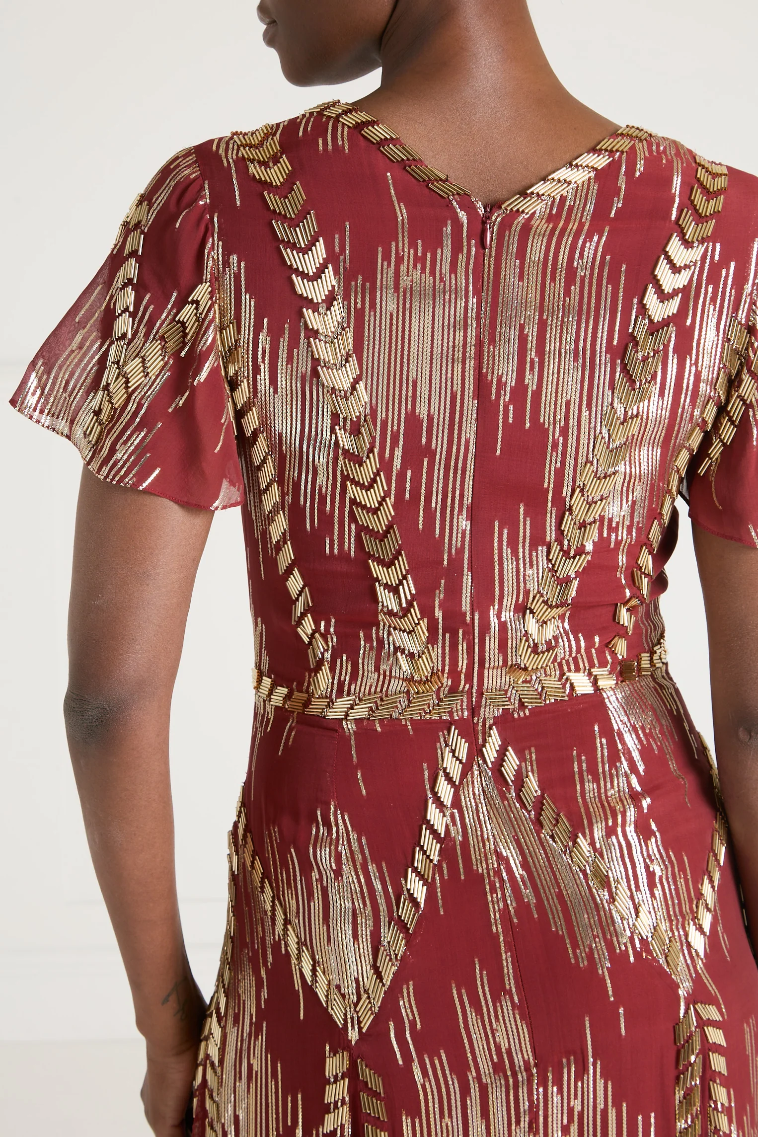 Viola Gown - Claret - Image 6