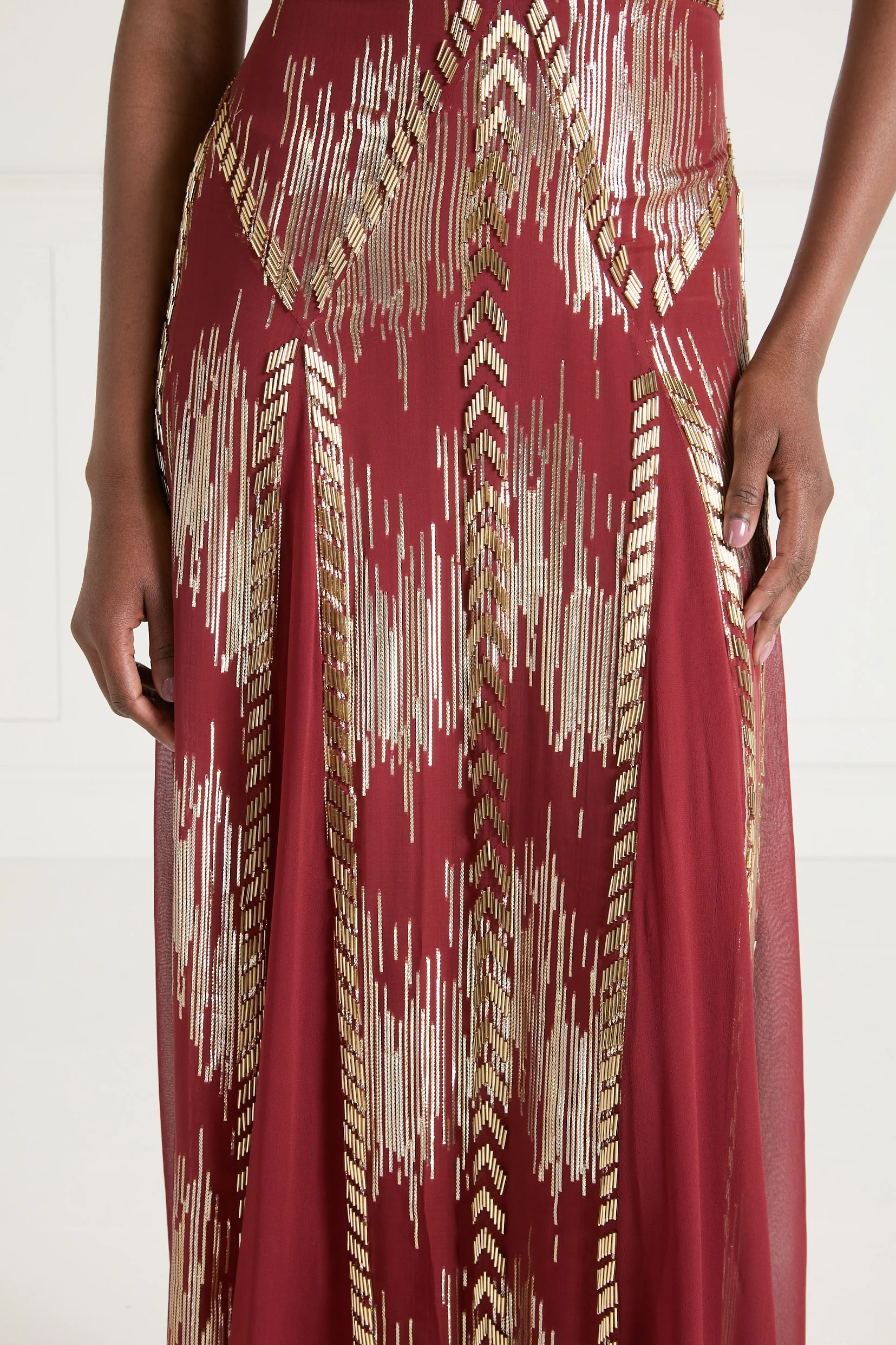 Viola Gown - Claret - Image 7
