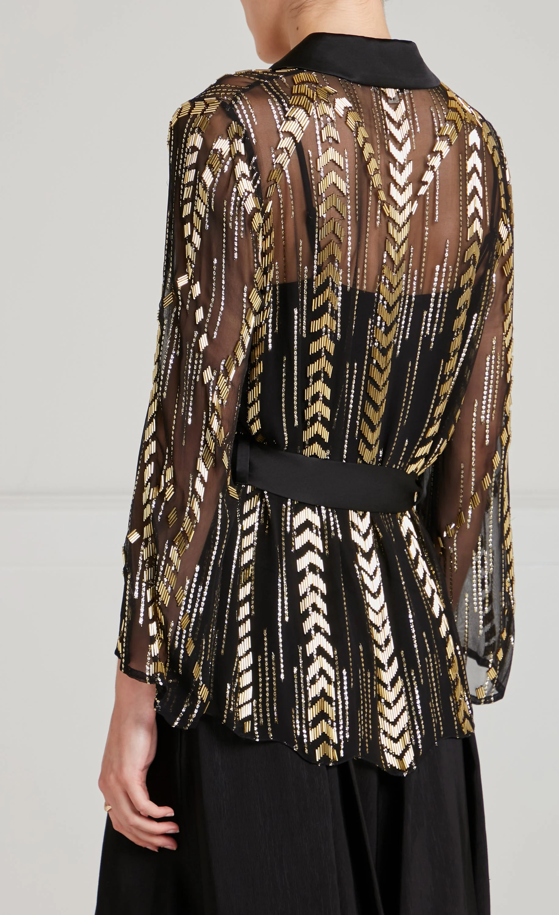 Viola Shirt - Black - Image 7