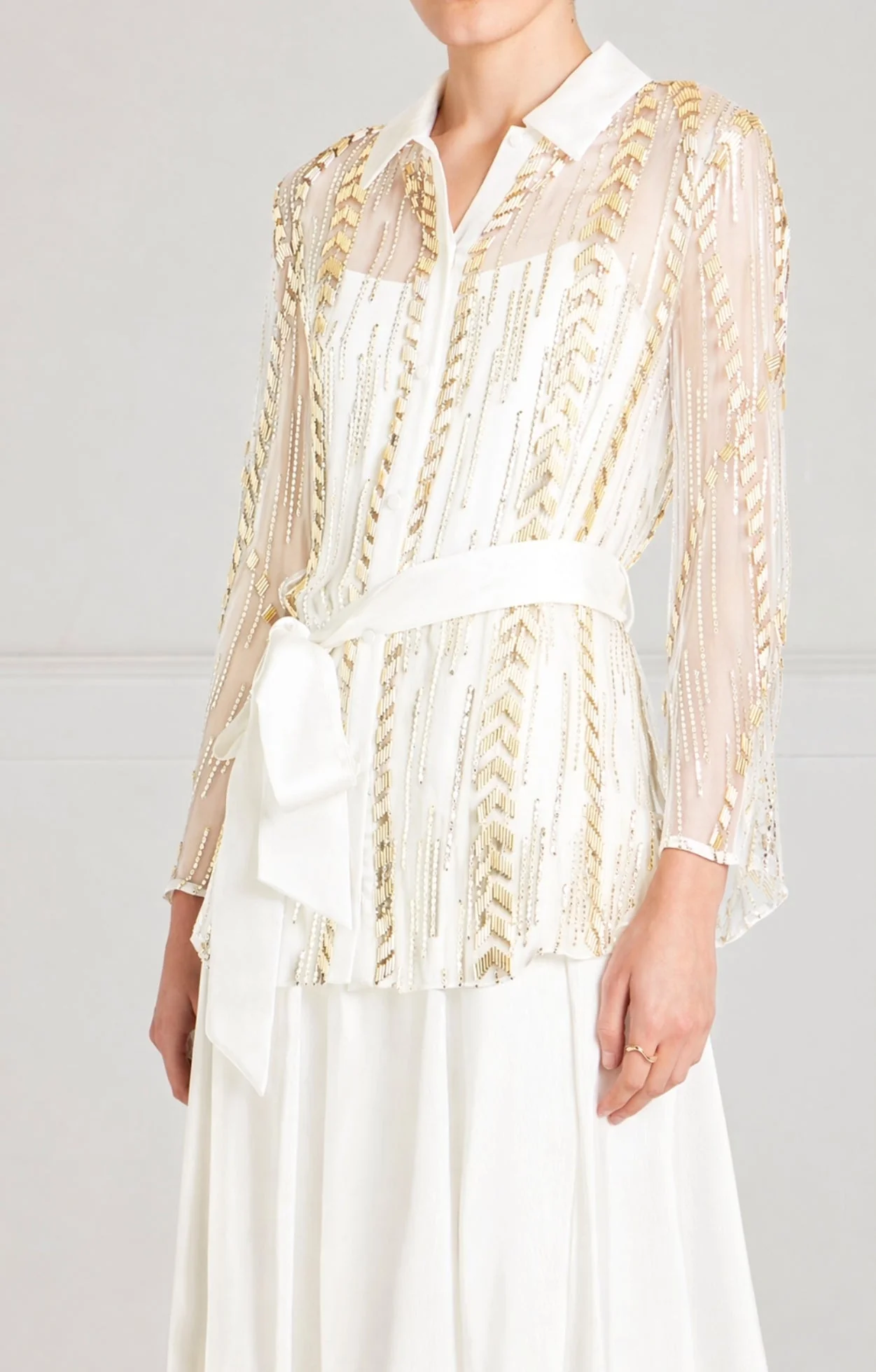 Viola Shirt - Ivory - Image 3